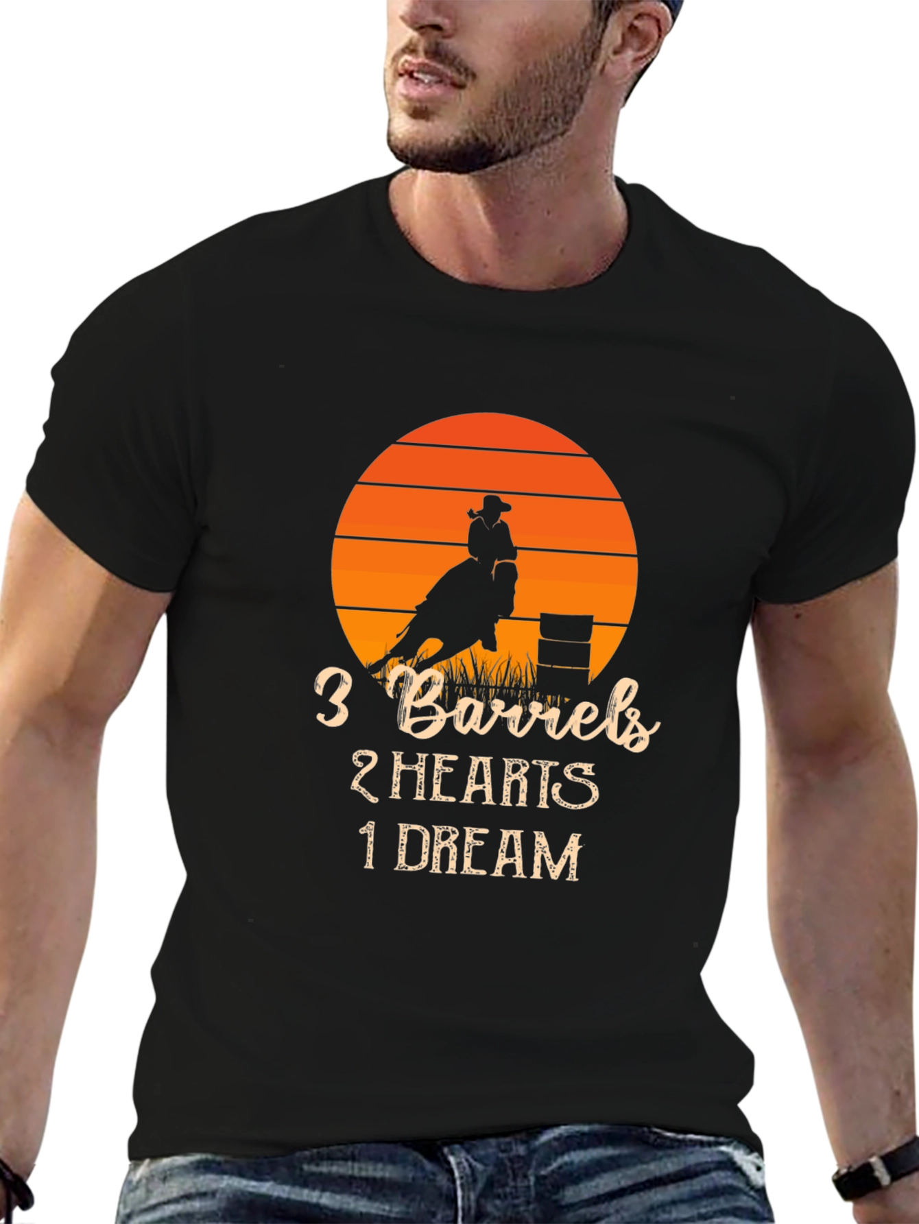 3 Barrels 2 Hearts 1 Dream Rodeo T-Shirt