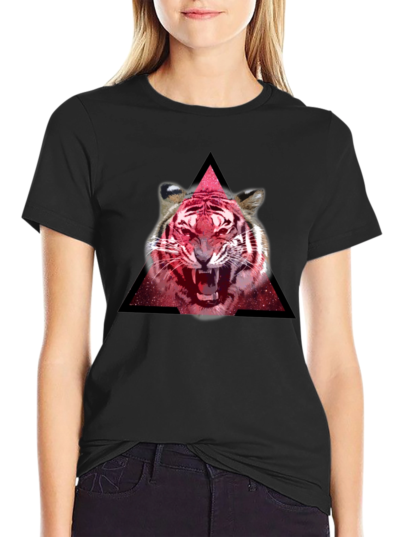 Tiger Graphic T-Shirt - Bold Animal Print Tee