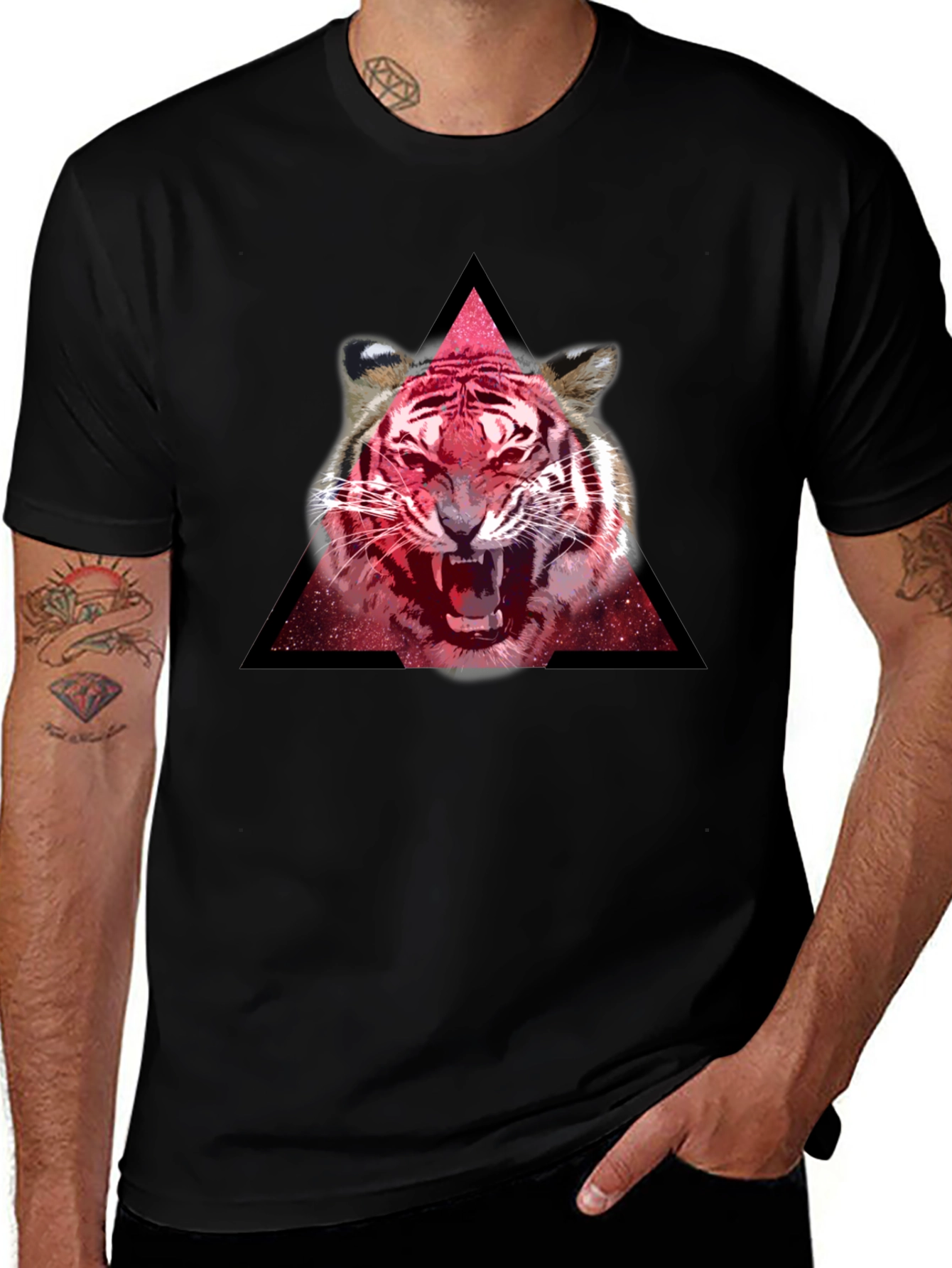 Tiger Graphic T-Shirt - Bold Animal Print Tee