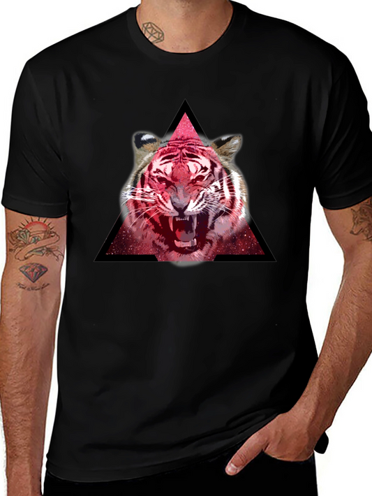 Tiger Graphic T-Shirt - Bold Animal Print Tee