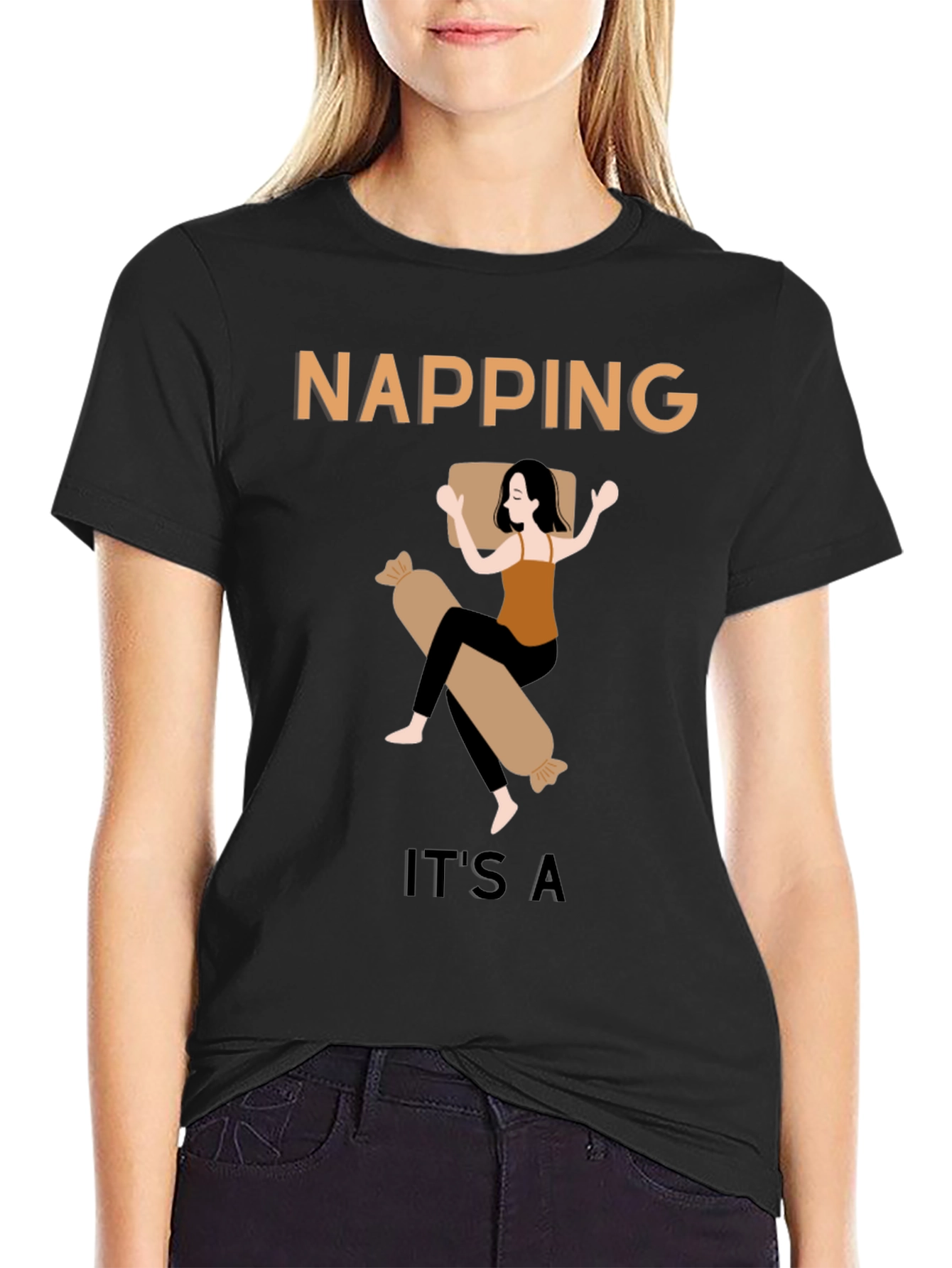 Napping T-Shirt - Unisex Cotton Tee