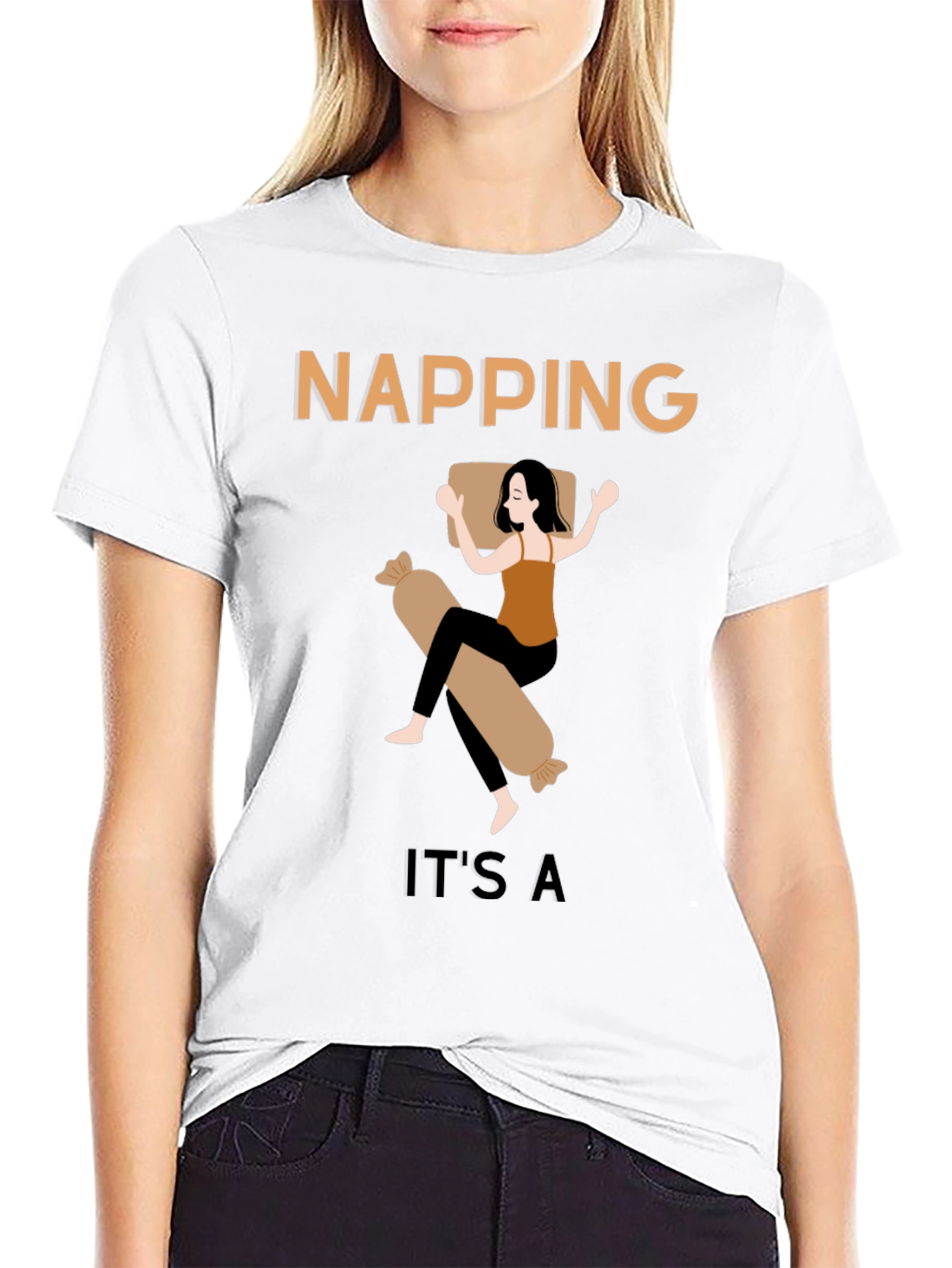 Napping T-Shirt - Unisex Cotton Tee