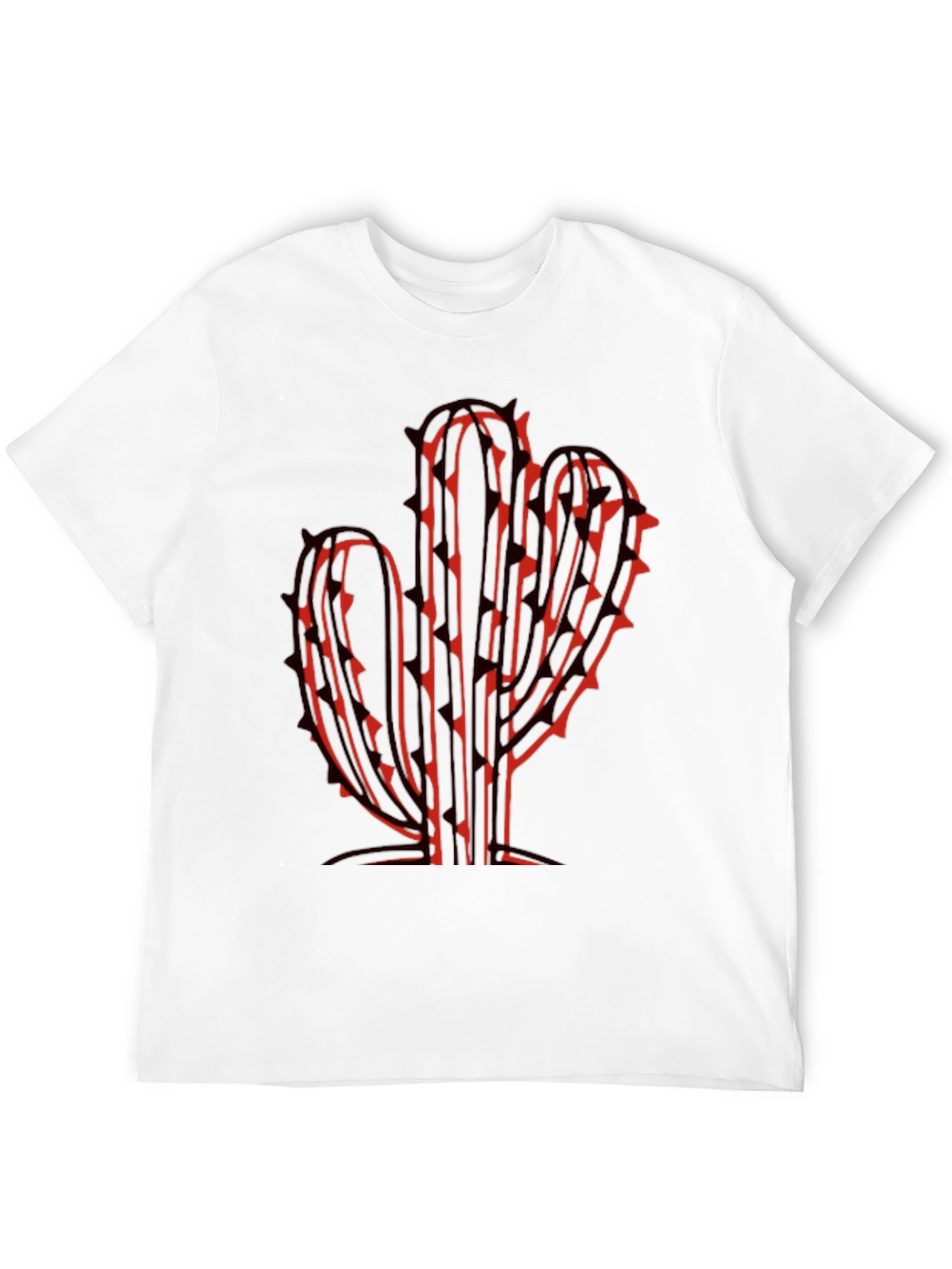 Mens Cactus Graphic Tee - Bold Desert Style