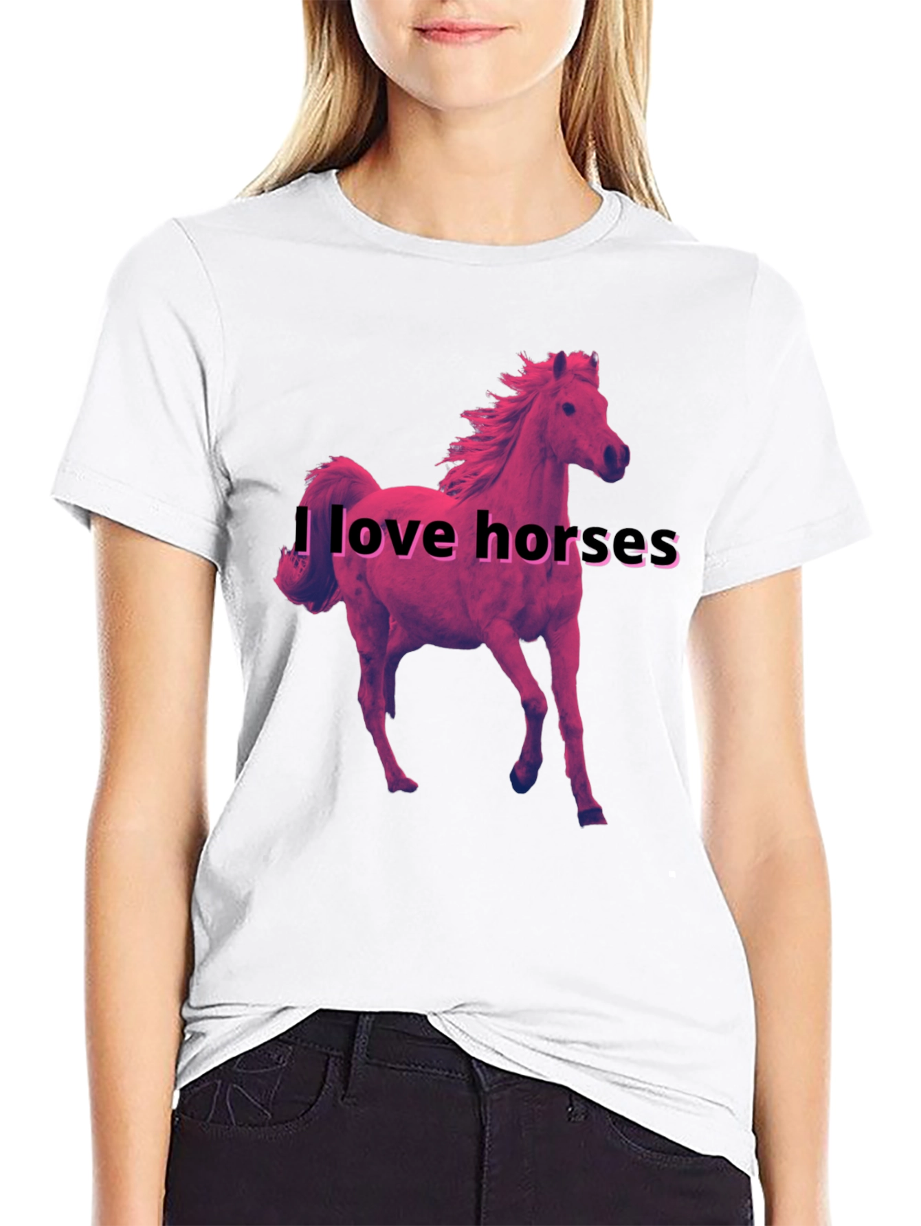 I Love Horses Graphic T-Shirt