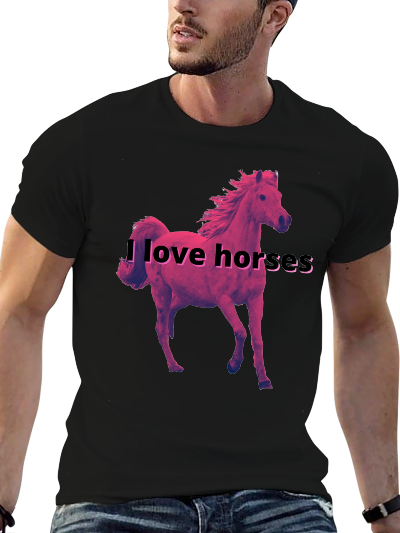 I Love Horses Graphic T-Shirt