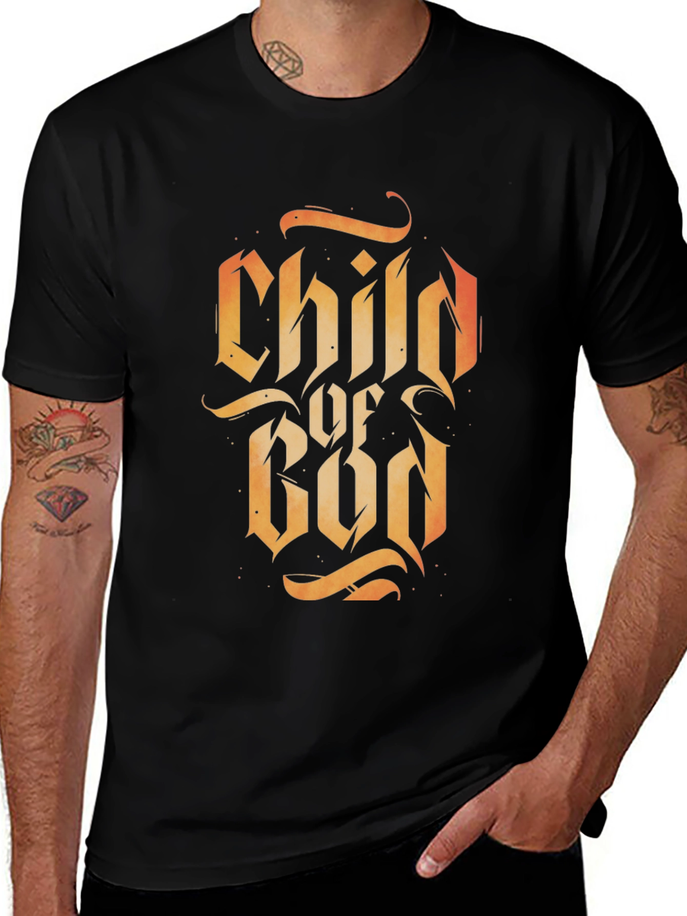 Child of God Graphic Black Tee