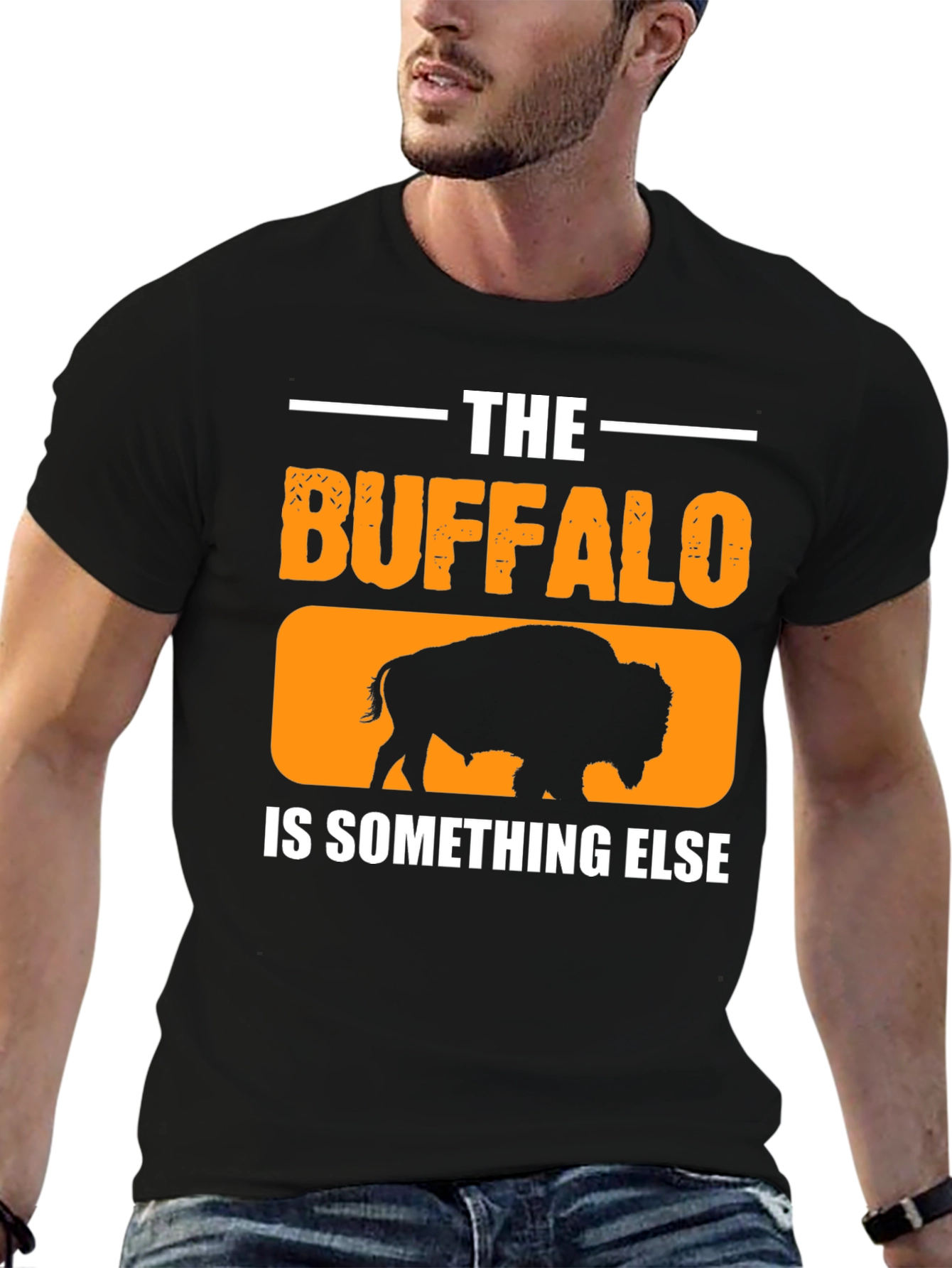 The Buffalo is Something Else Black T-Shirt