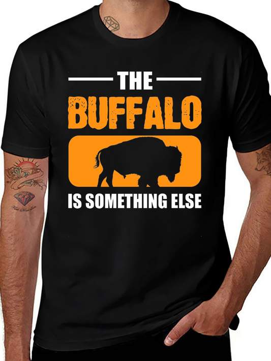 The Buffalo is Something Else Black T-Shirt