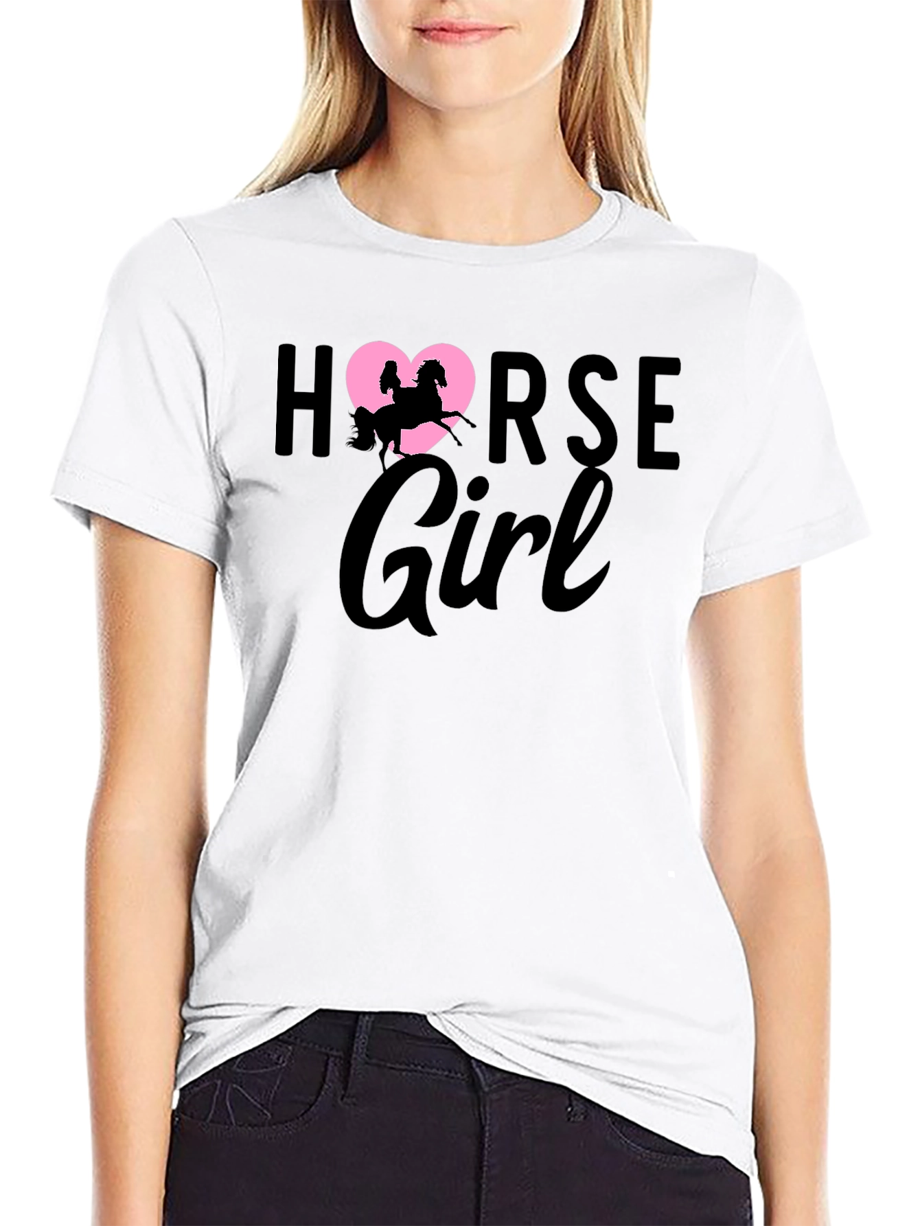 Horse Girl T-Shirt - Equestrian Rider Tee