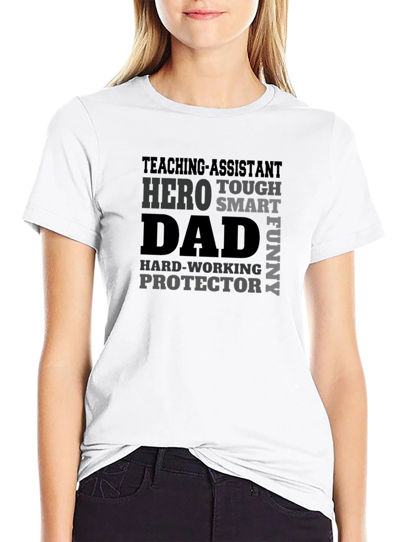 Teaching Assistant Dad T-Shirt - Hero Protector