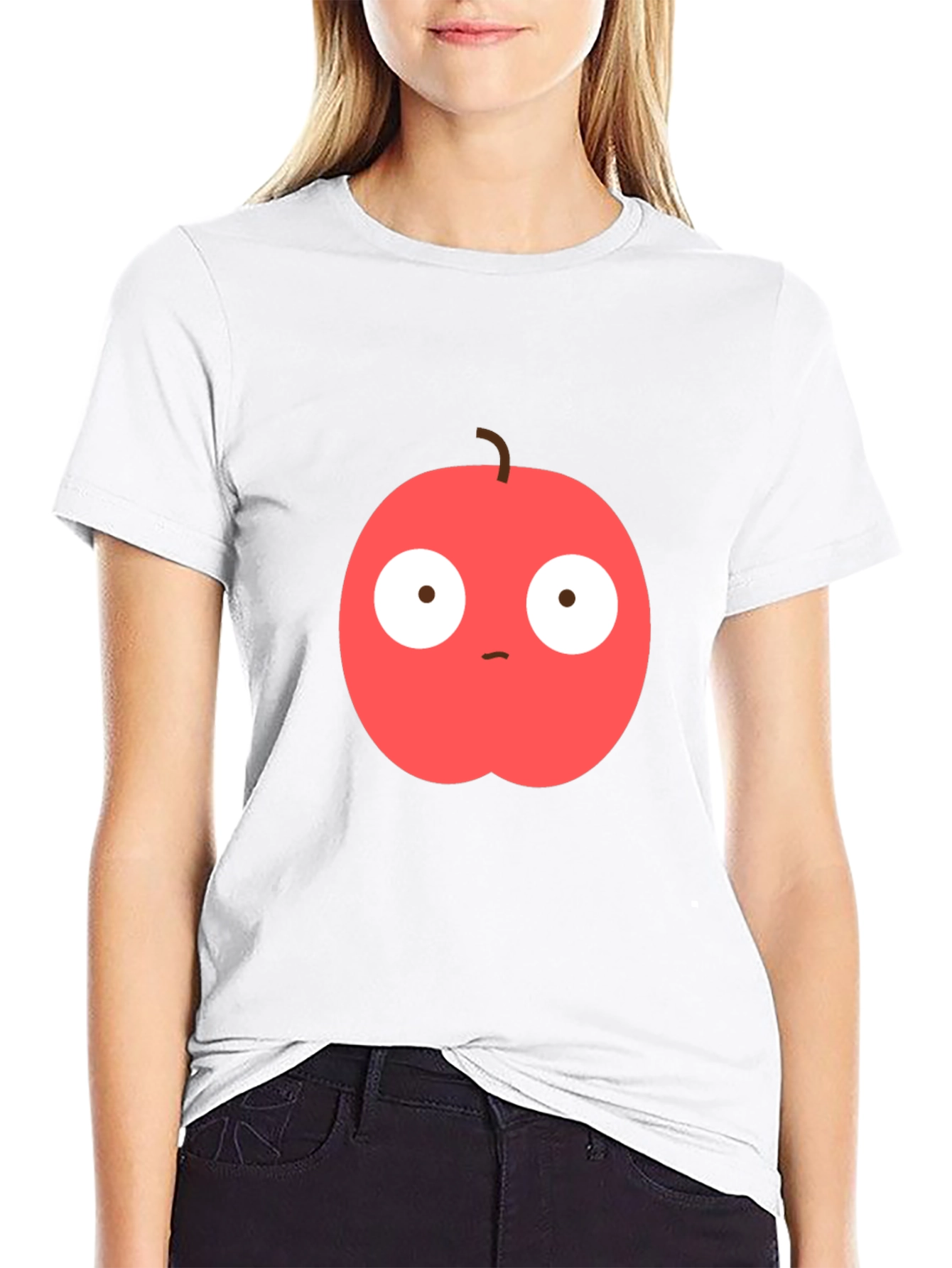 Funny Apple Graphic T-Shirt - Unisex Casual Wear