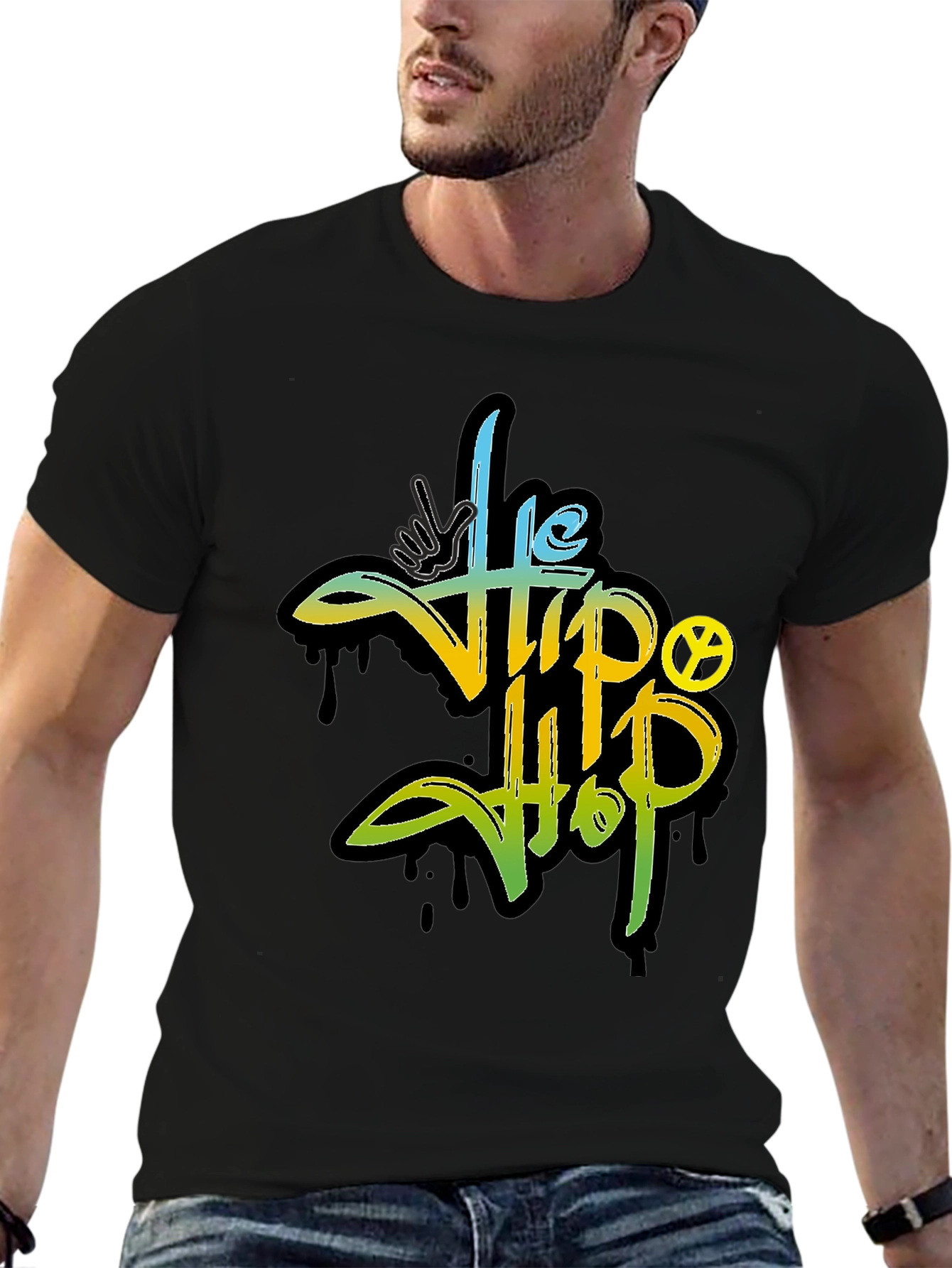 Hip Hop Graphic T-Shirt - Urban Style
