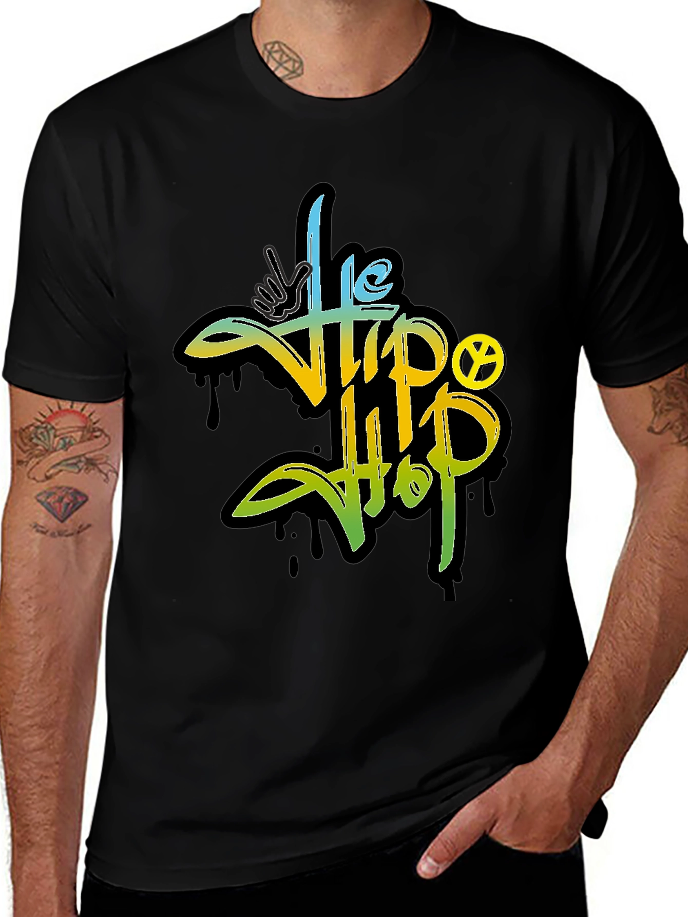 Hip Hop Graphic T-Shirt - Urban Style