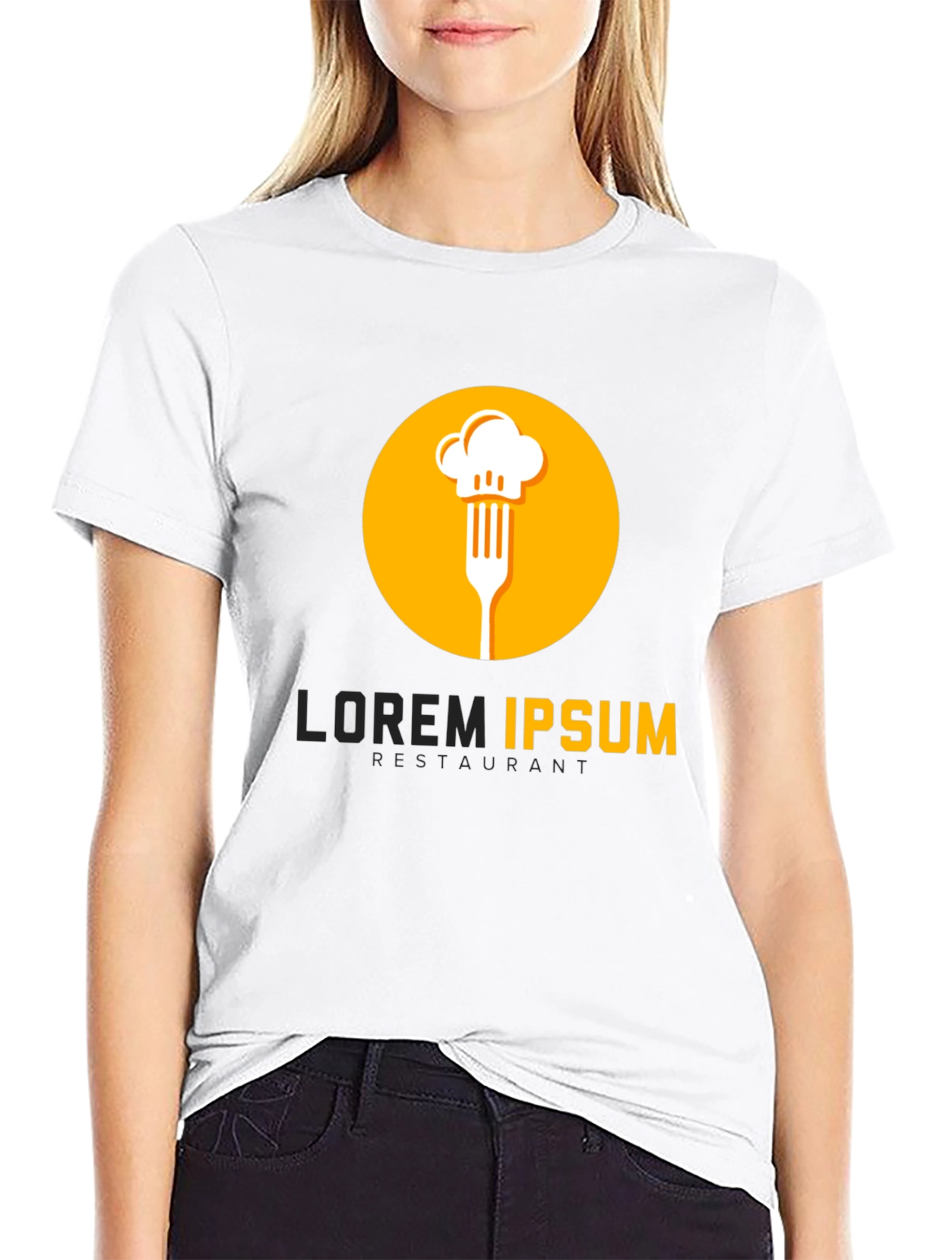 Chef Hat and Fork Graphic T-Shirt