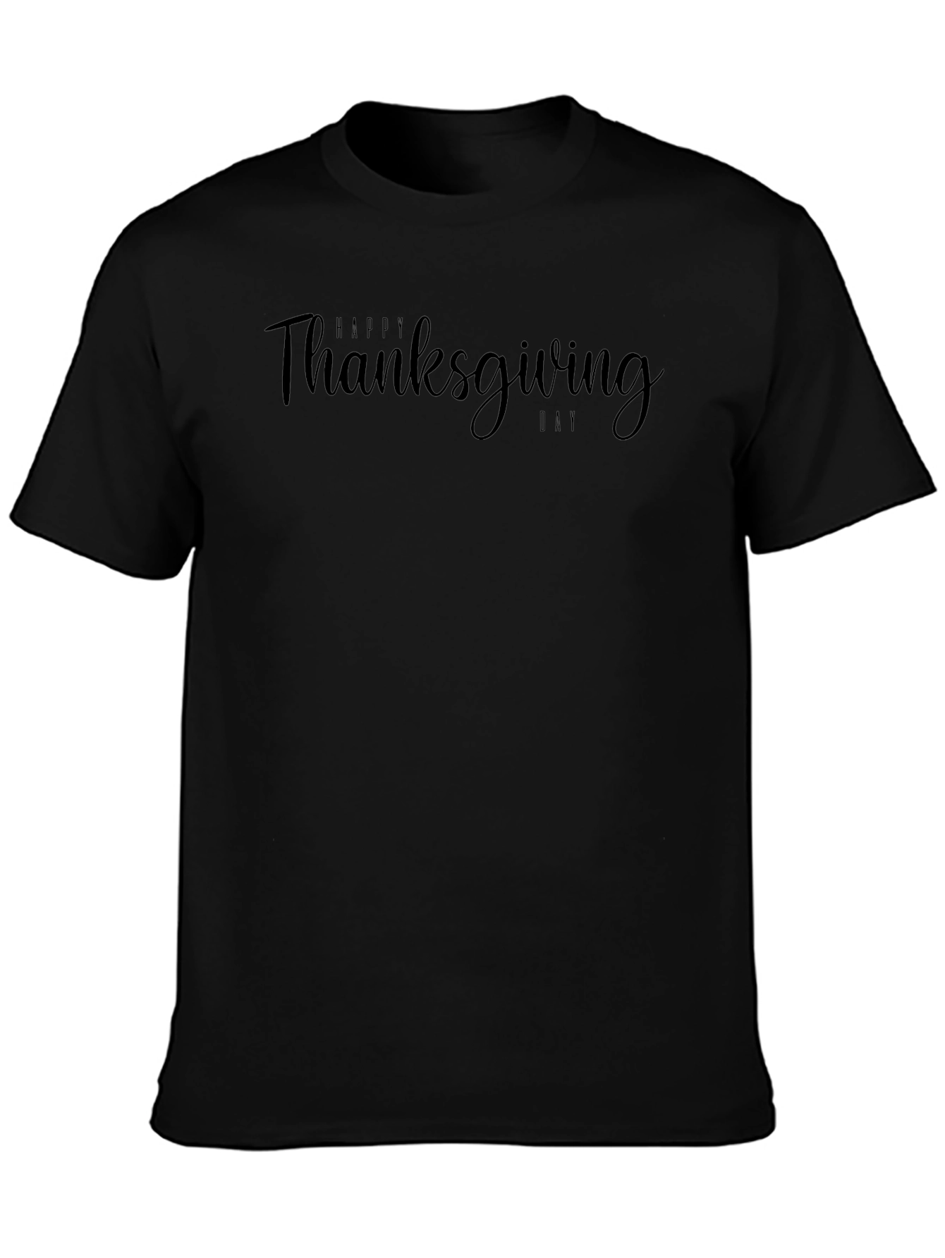 Thanksgiving Day Black T-Shirt