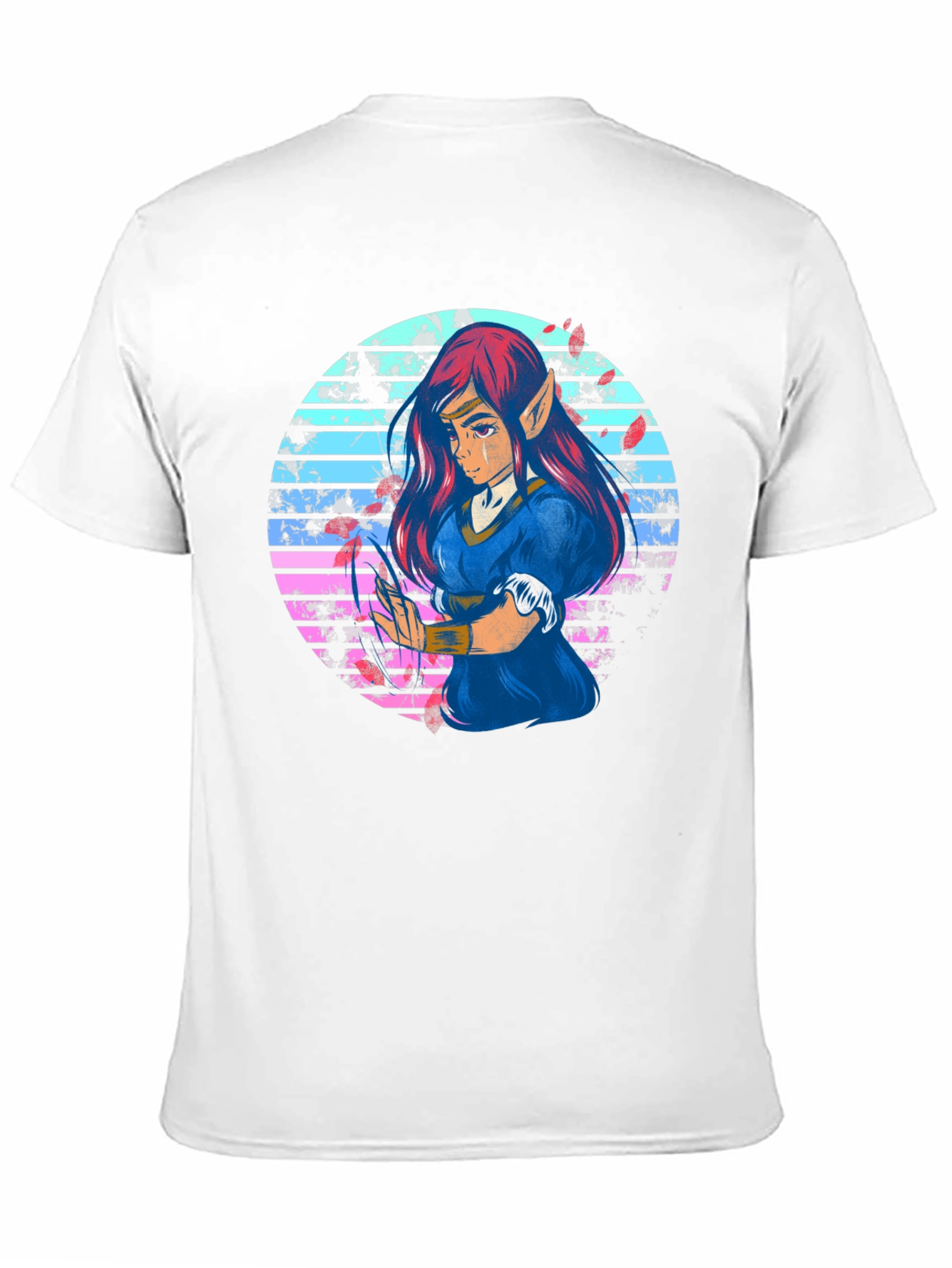 Anime Elf Retro T-Shirt - Unisex Graphic Tee