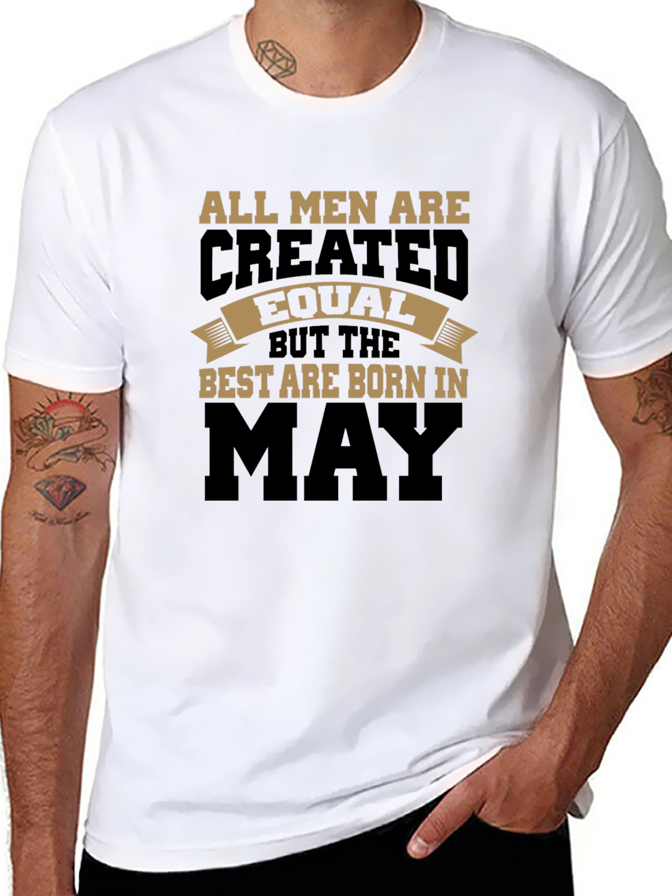 Best Are Born In May Mens T-Shirt