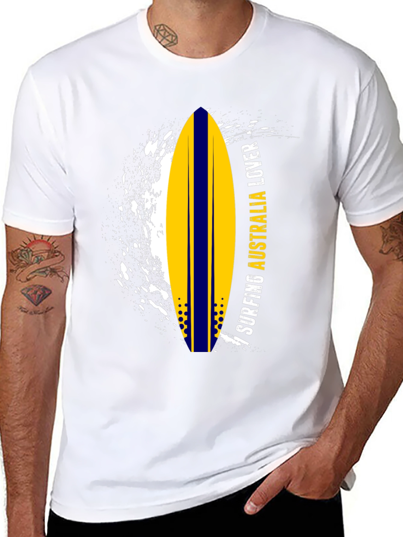 Surfing Australia Lover Graphic T-Shirt