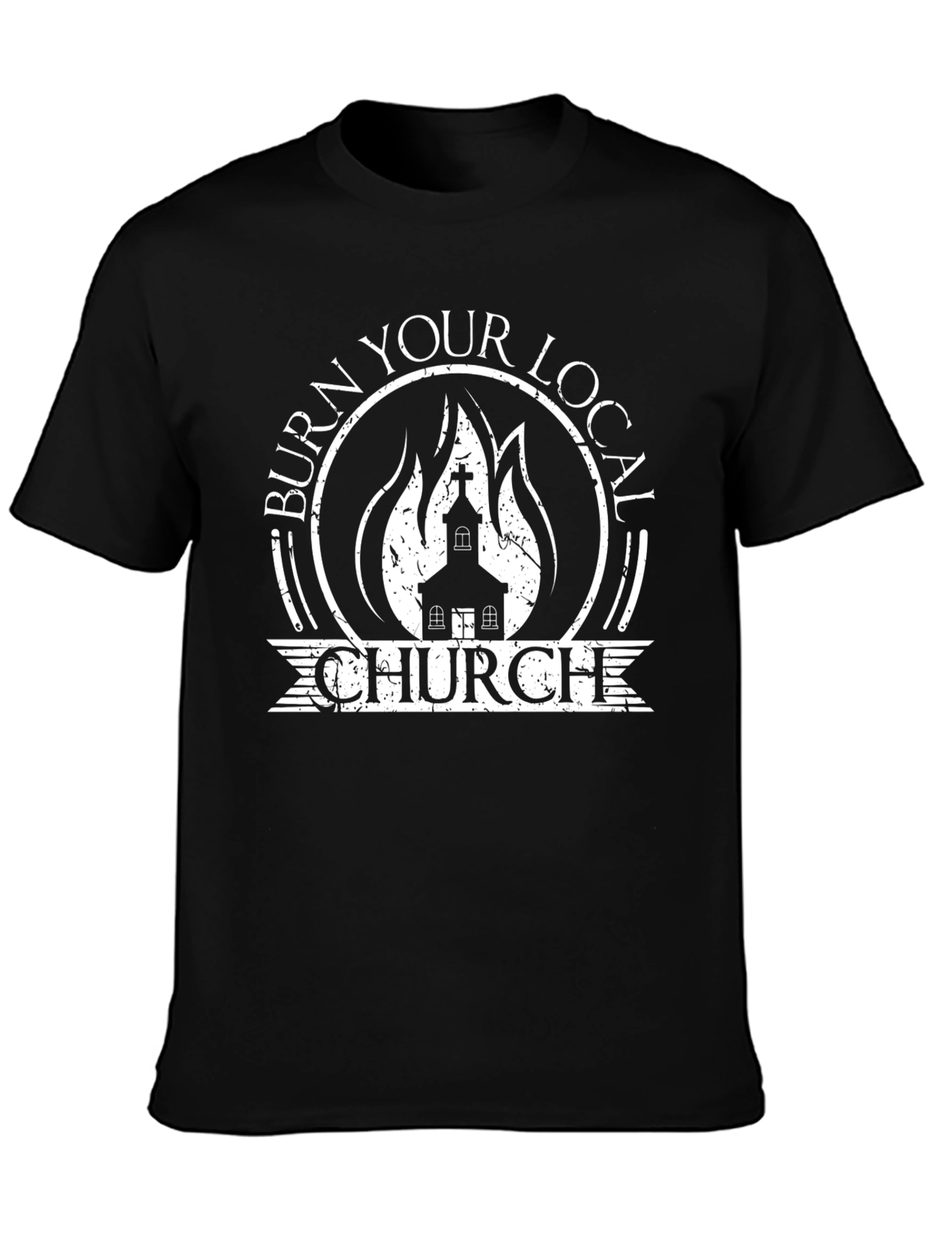 Burn Your Local Church Graphic T-Shirt