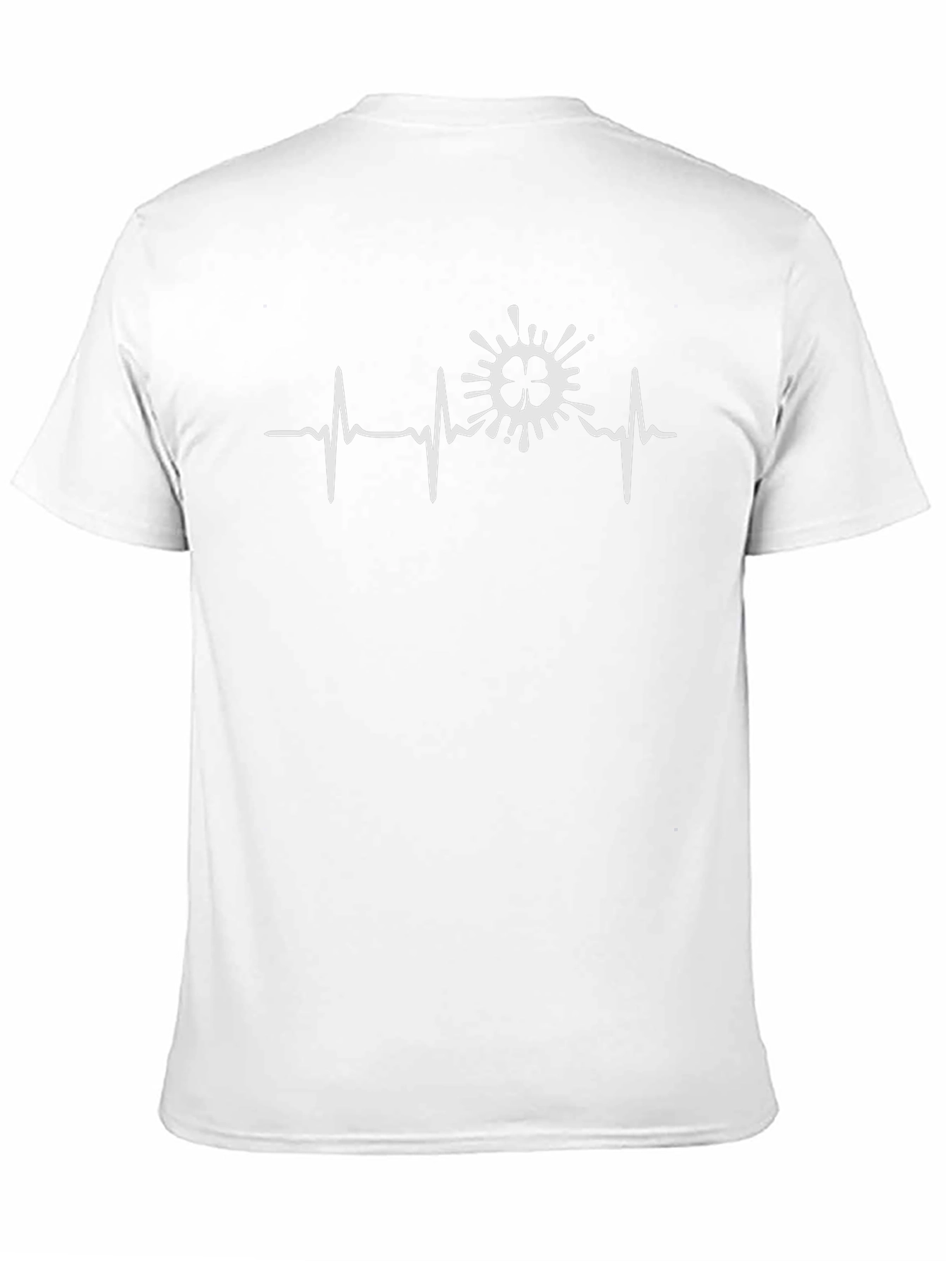 Shamrock Heartbeat Graphic Tee - St. Patricks Day Shirt