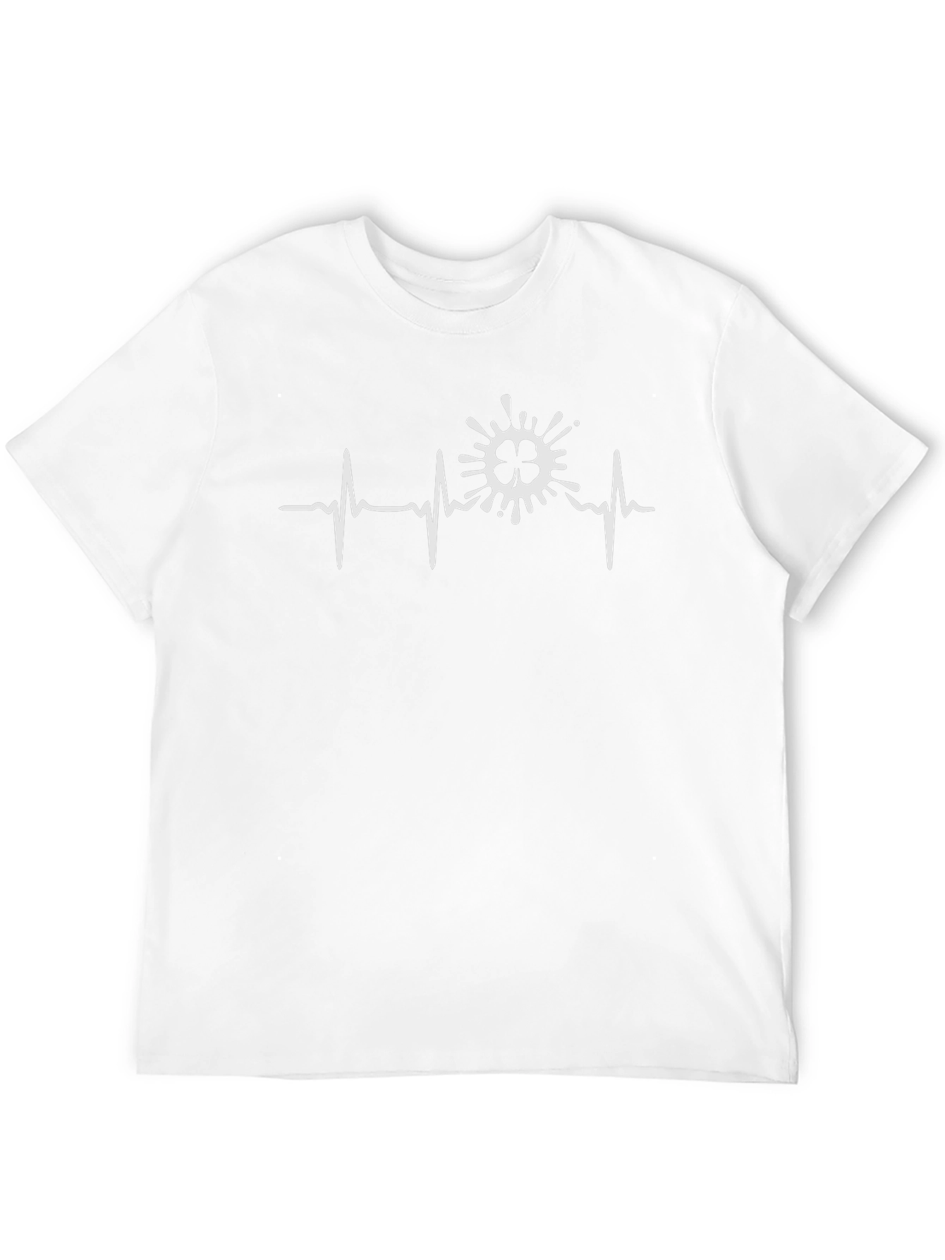 Shamrock Heartbeat Graphic Tee - St. Patricks Day Shirt