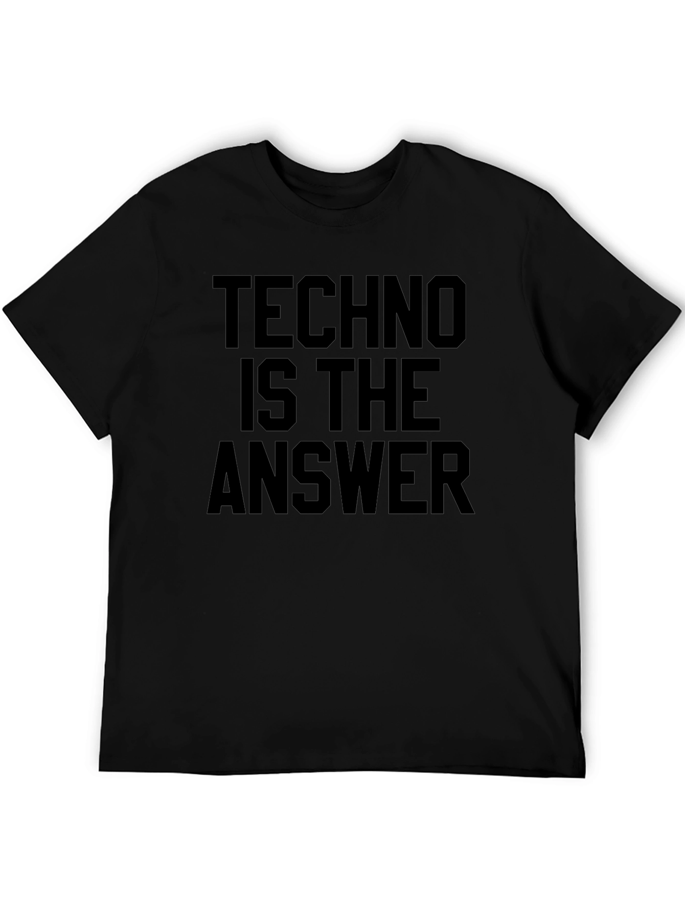 Techno Is The Answer Graphic T-Shirt