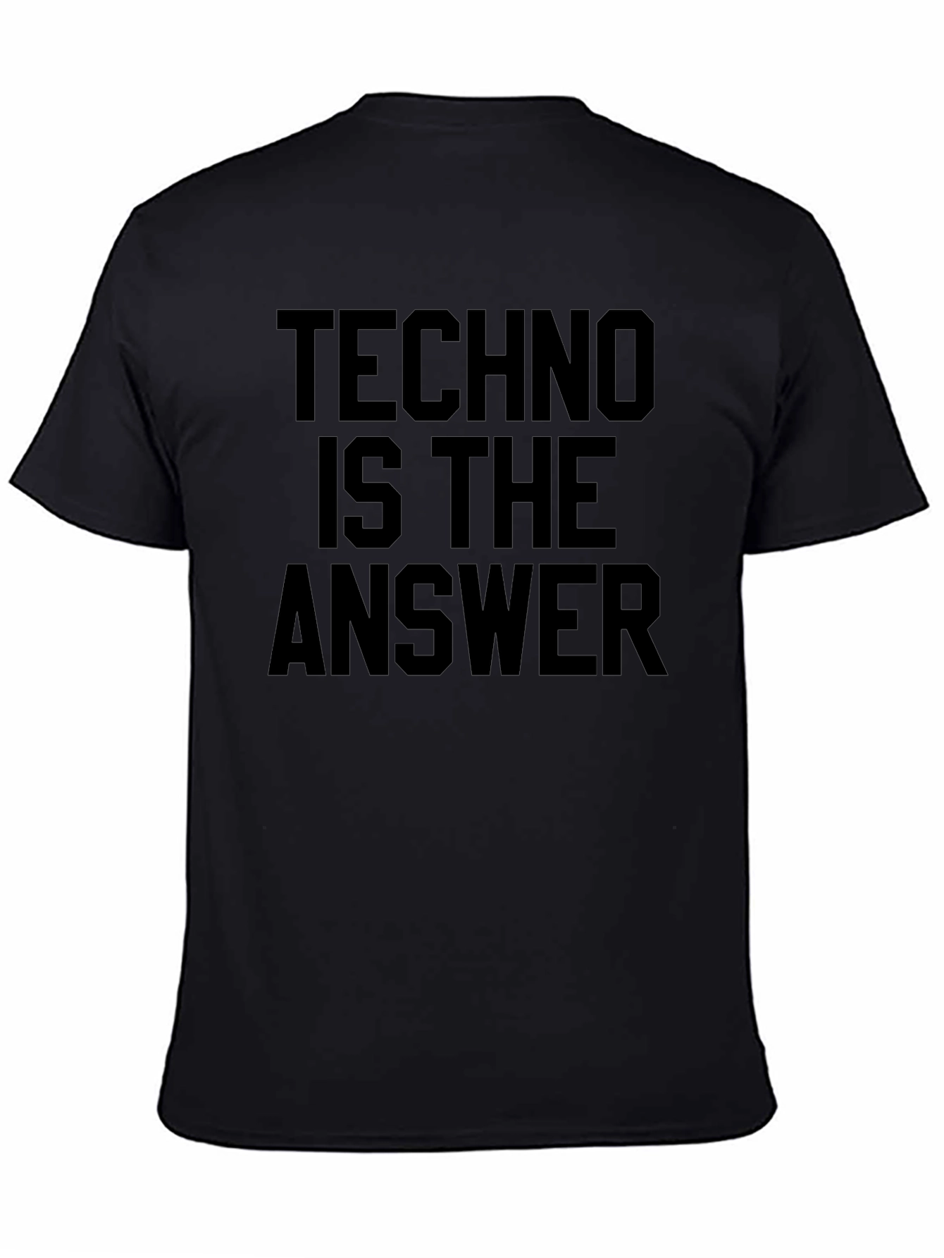 Techno Is The Answer Graphic T-Shirt