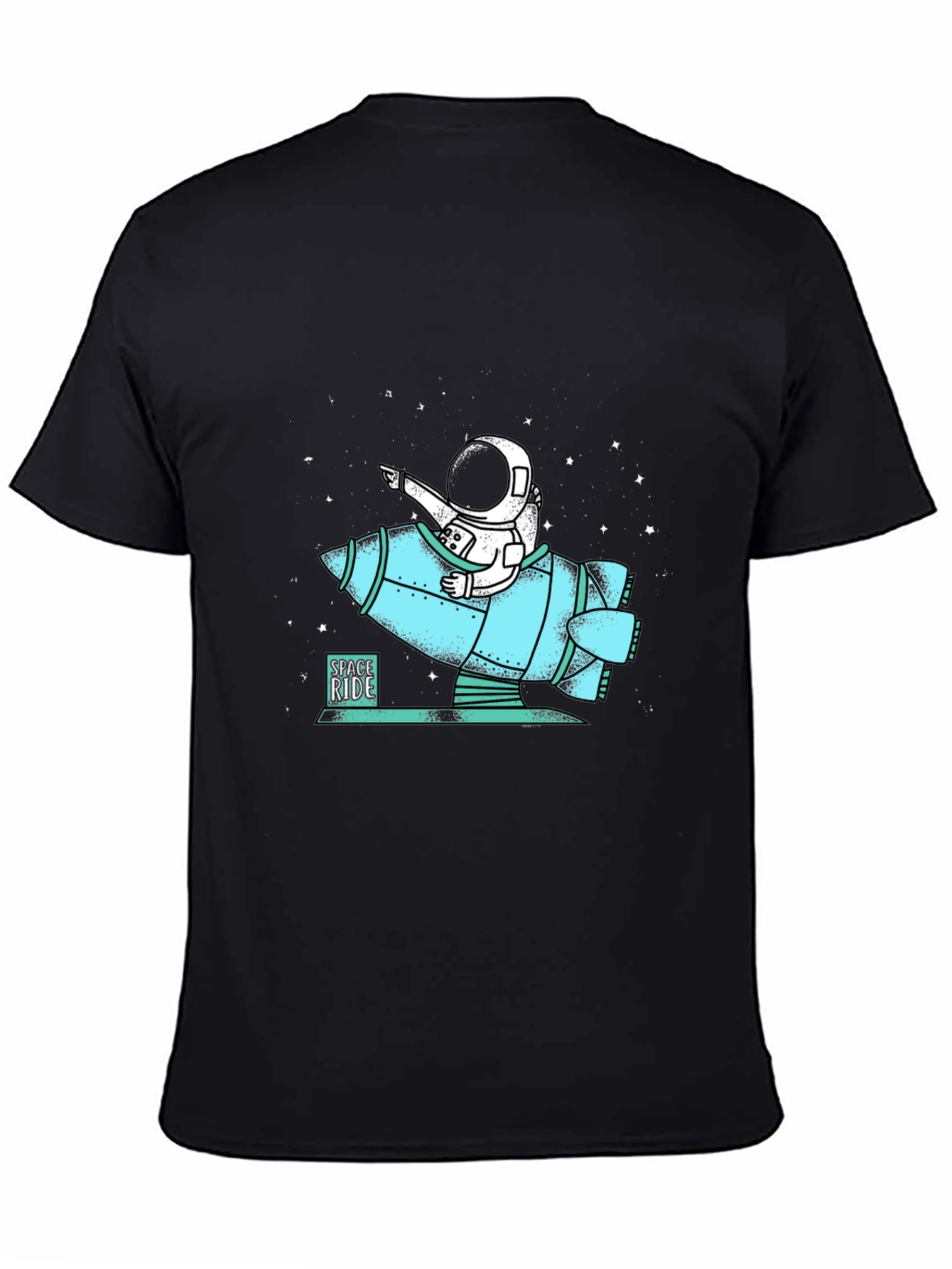 Space Ride Astronaut T-Shirt - Cool Graphic Tee