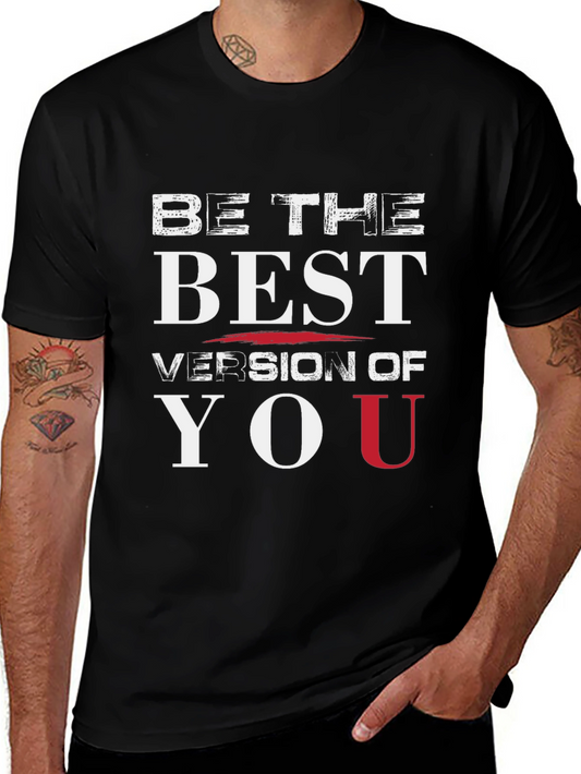 Be The Best Version Of You Black Graphic Tee