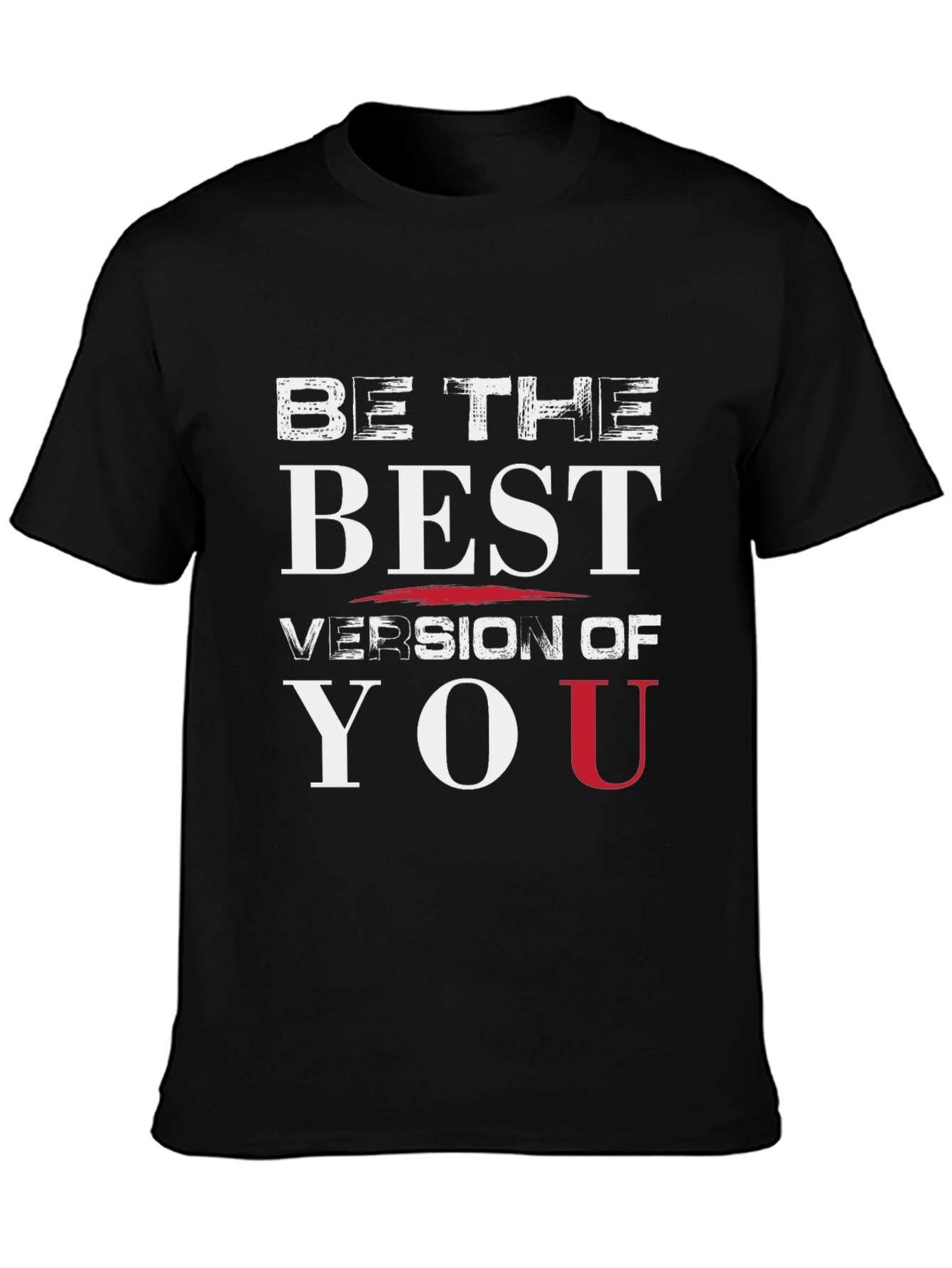 Be The Best Version Of You Black Graphic Tee