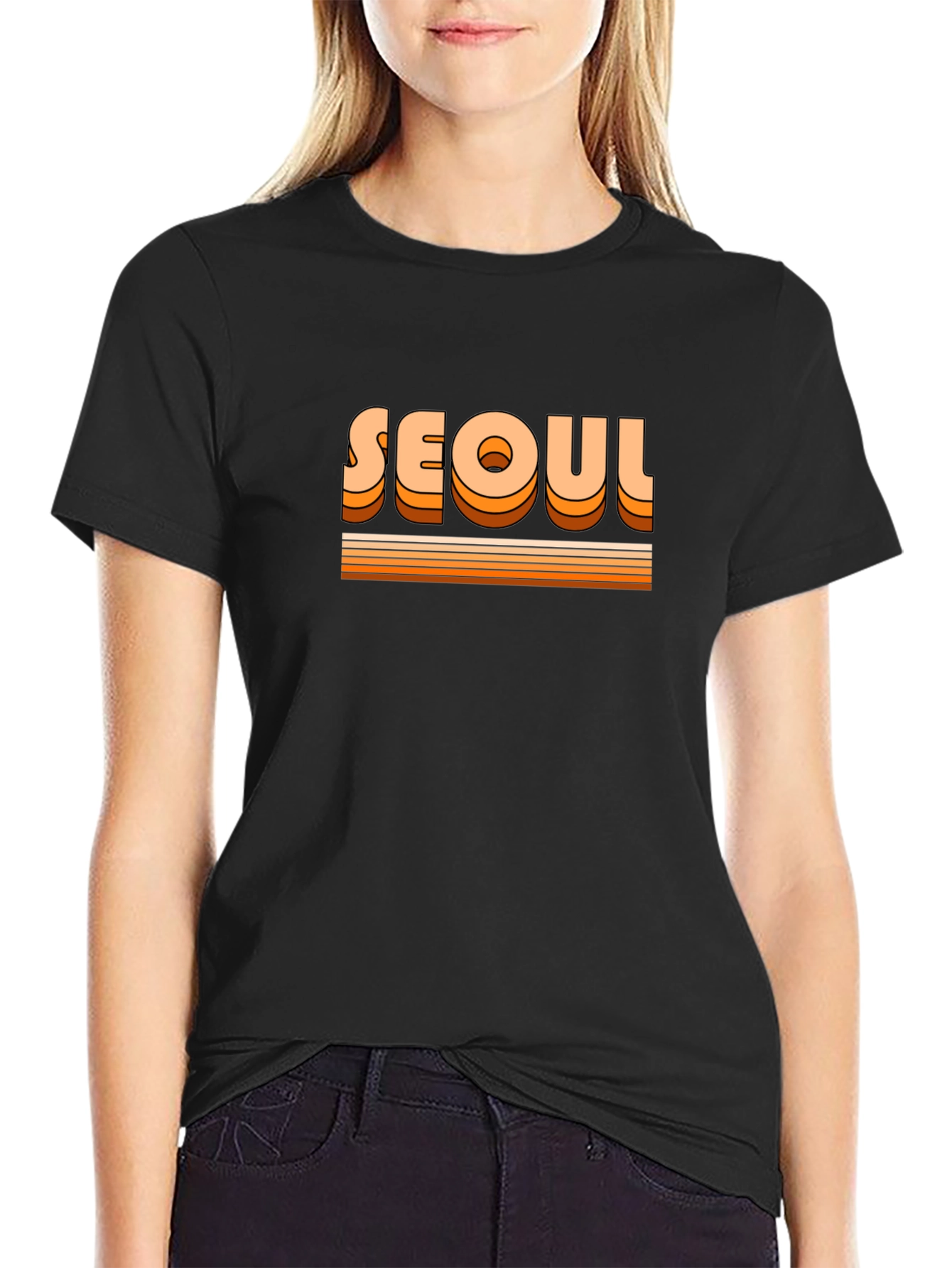 Retro Seoul Graphic Tee - Classic Style