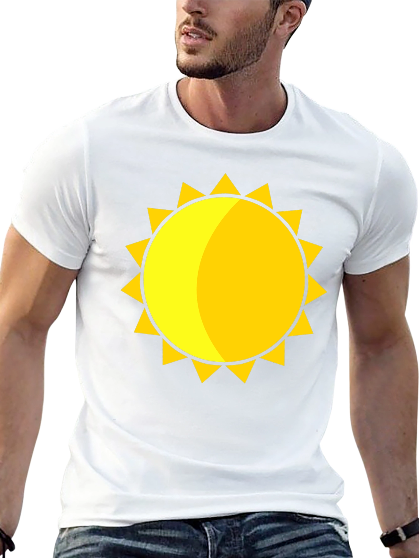 Sunny Graphic Black T-Shirt