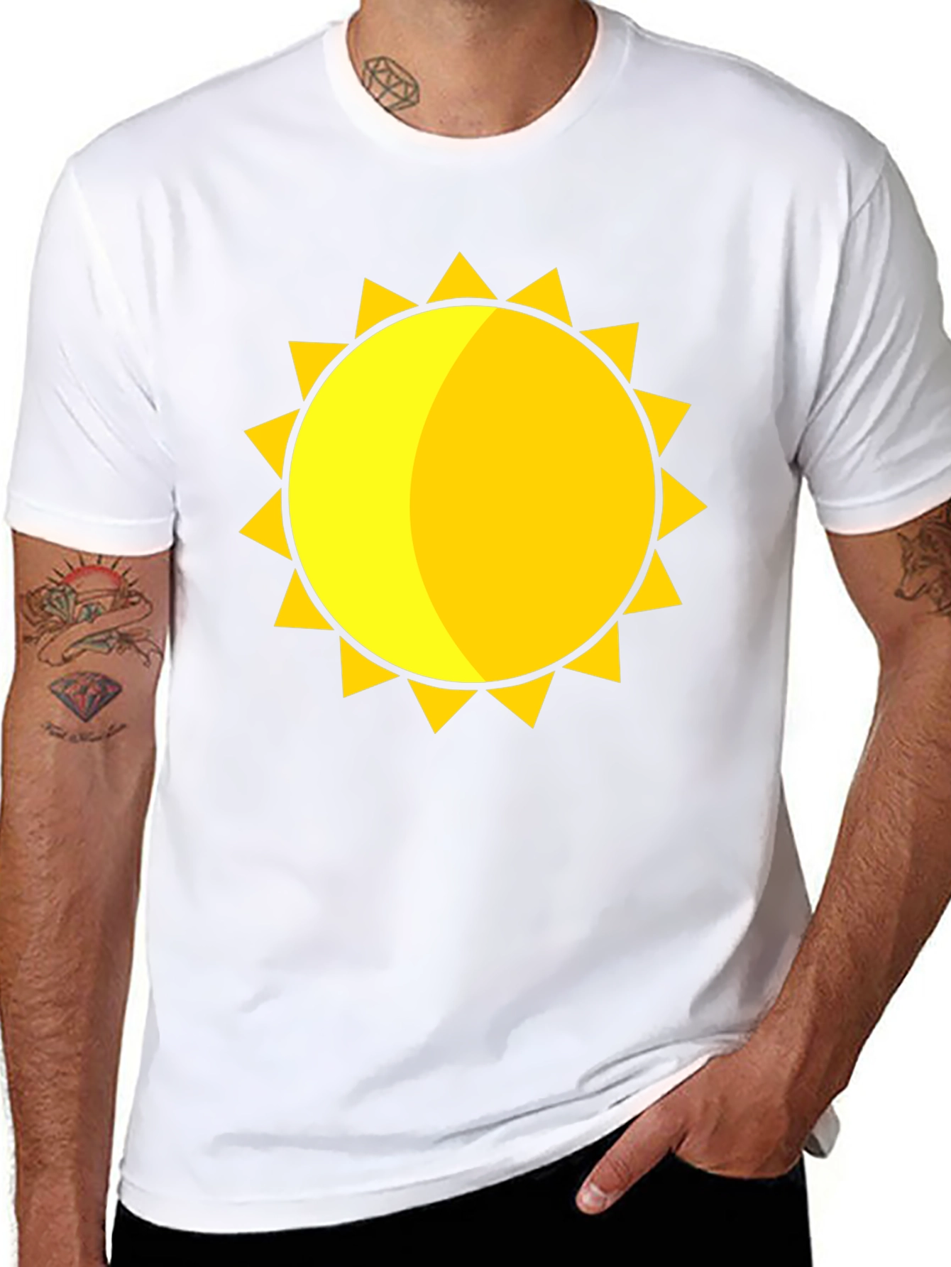 Sunny Graphic Black T-Shirt