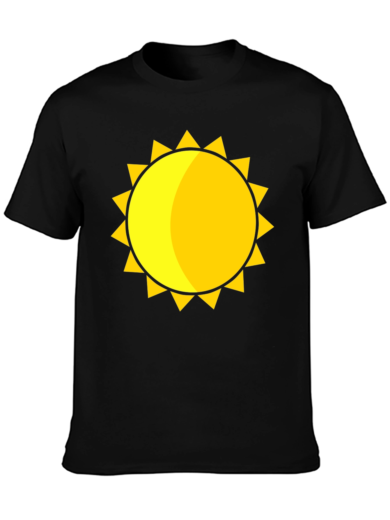 Sunny Graphic Black T-Shirt