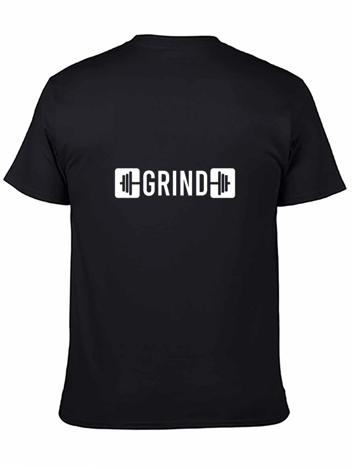 Grind Gym Fitness Black T-Shirt Workout Motivation