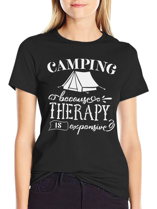 Camping Therapy T-Shirt - Funny Outdoor Apparel