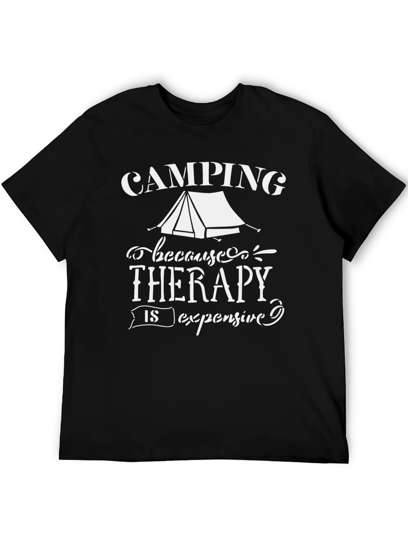 Camping Therapy T-Shirt - Funny Outdoor Apparel