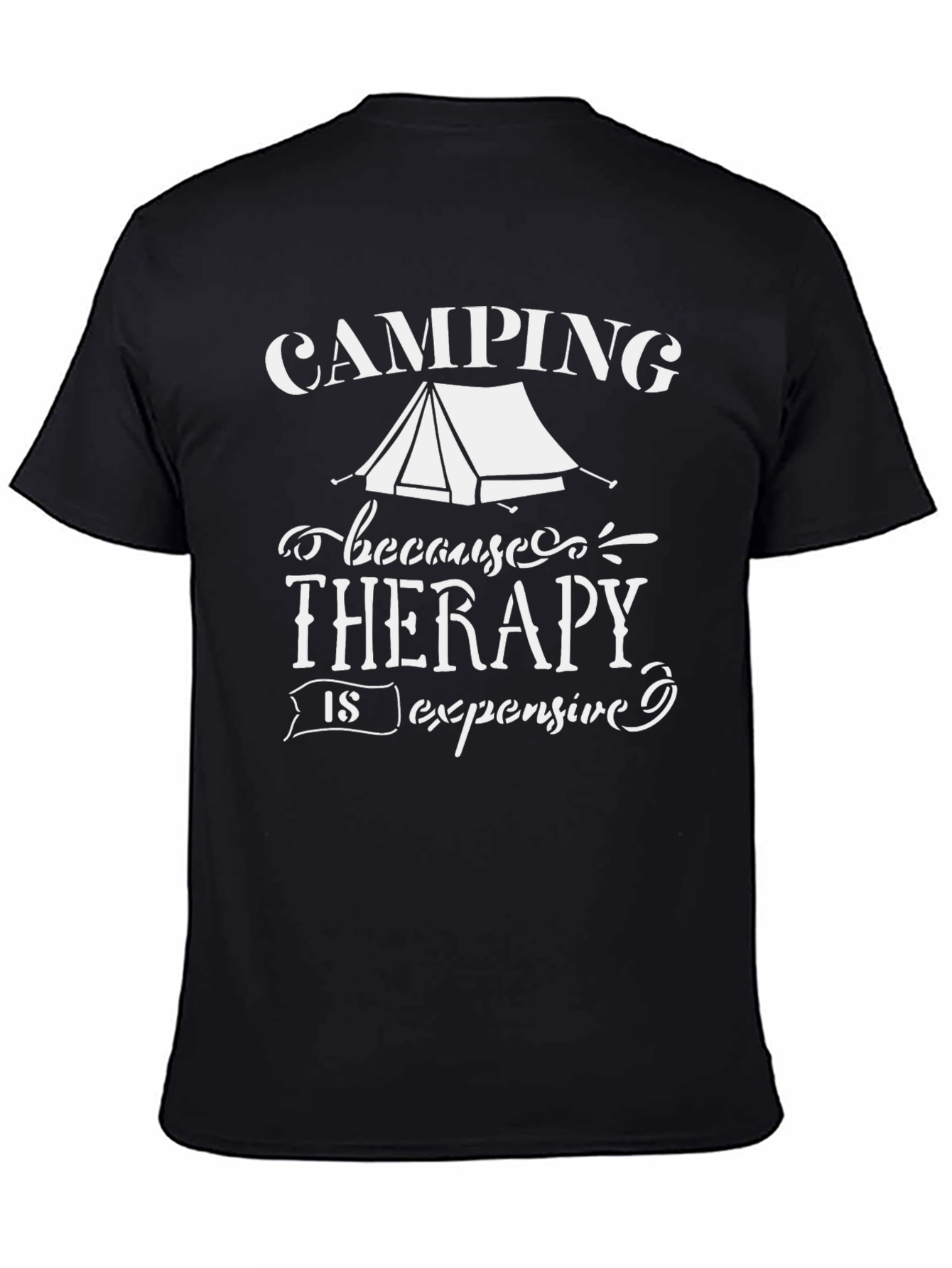 Camping Therapy T-Shirt - Funny Outdoor Apparel