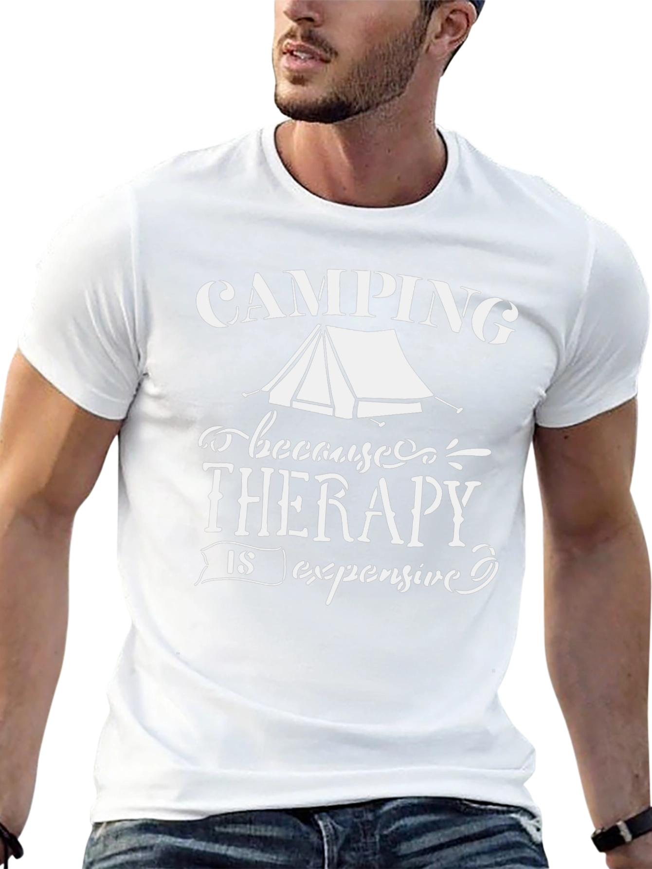 Camping Therapy T-Shirt - Funny Outdoor Apparel