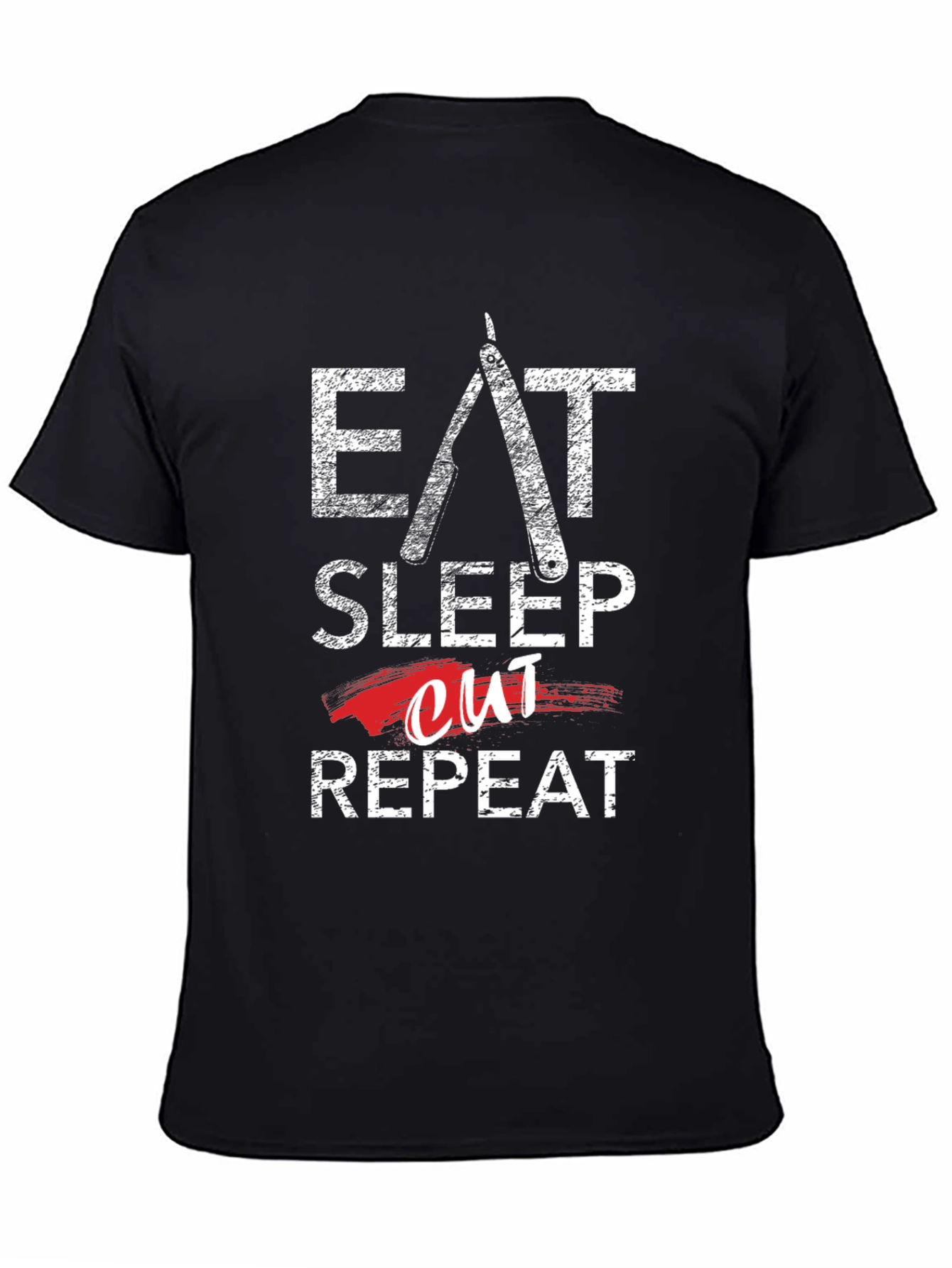 Eat Sleep Cut Repeat Barber T-Shirt