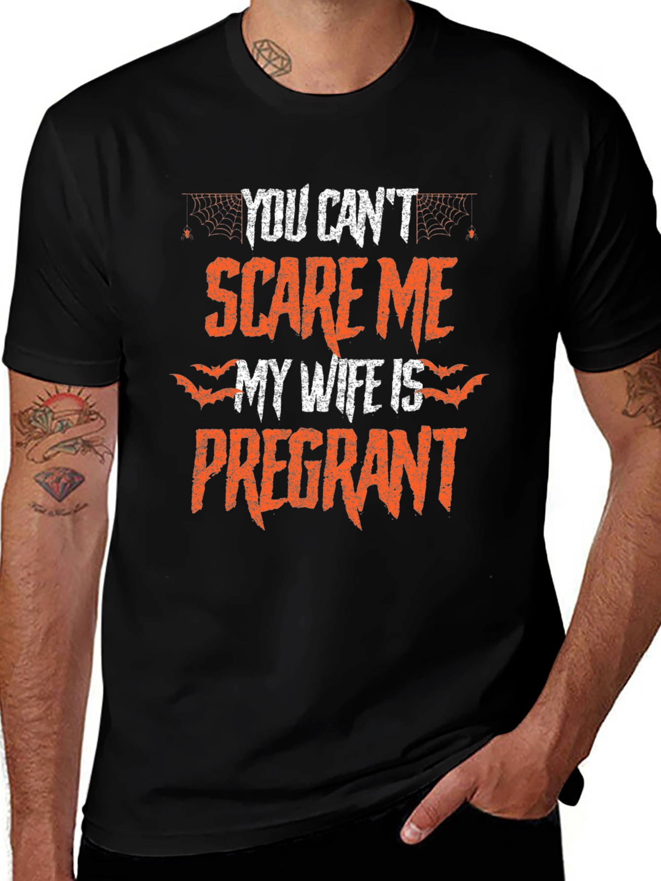 Funny Halloween Pregnancy T-Shirt for Dads