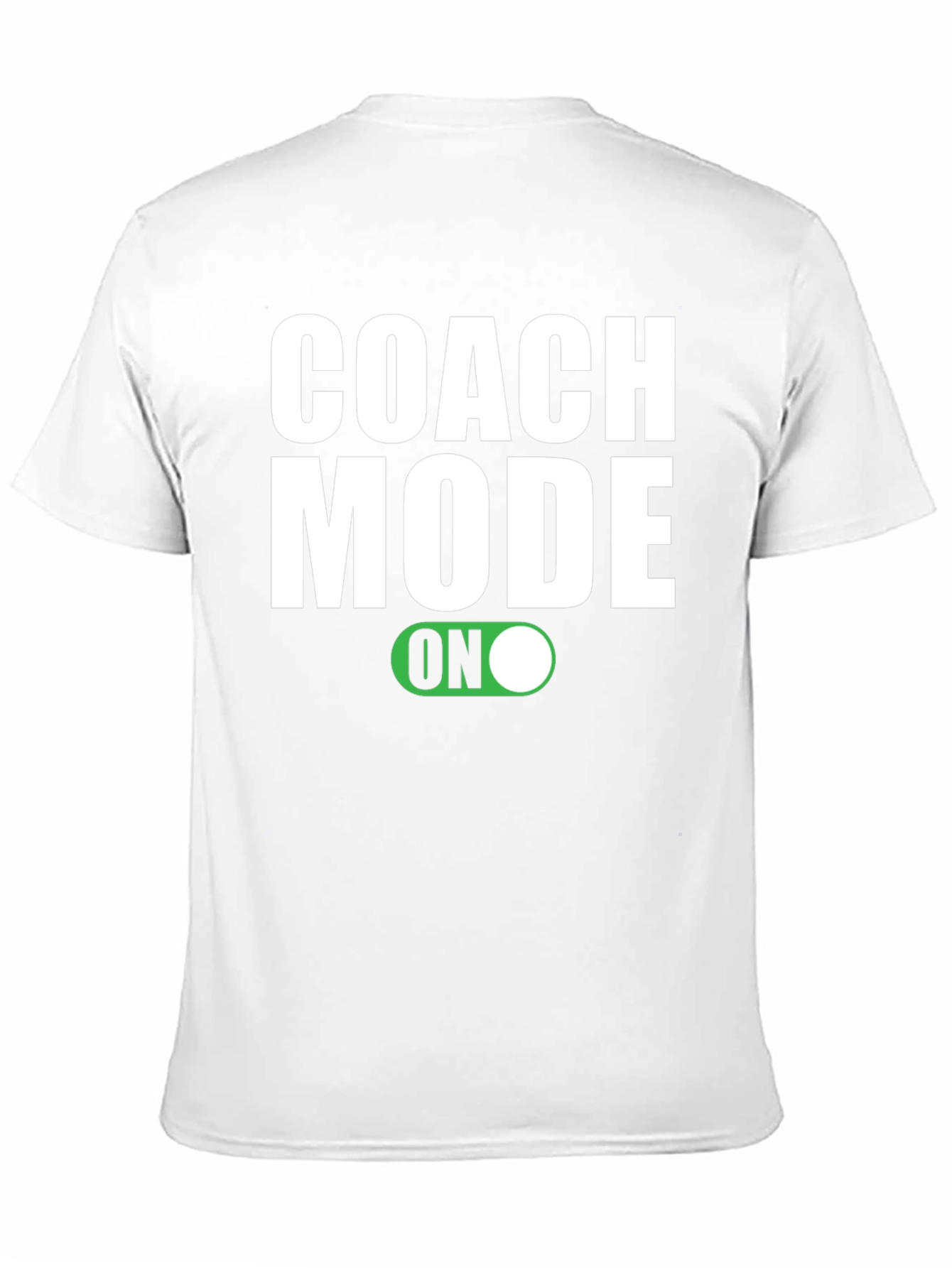 Coach Mode On T-Shirt - Black Graphic Tee