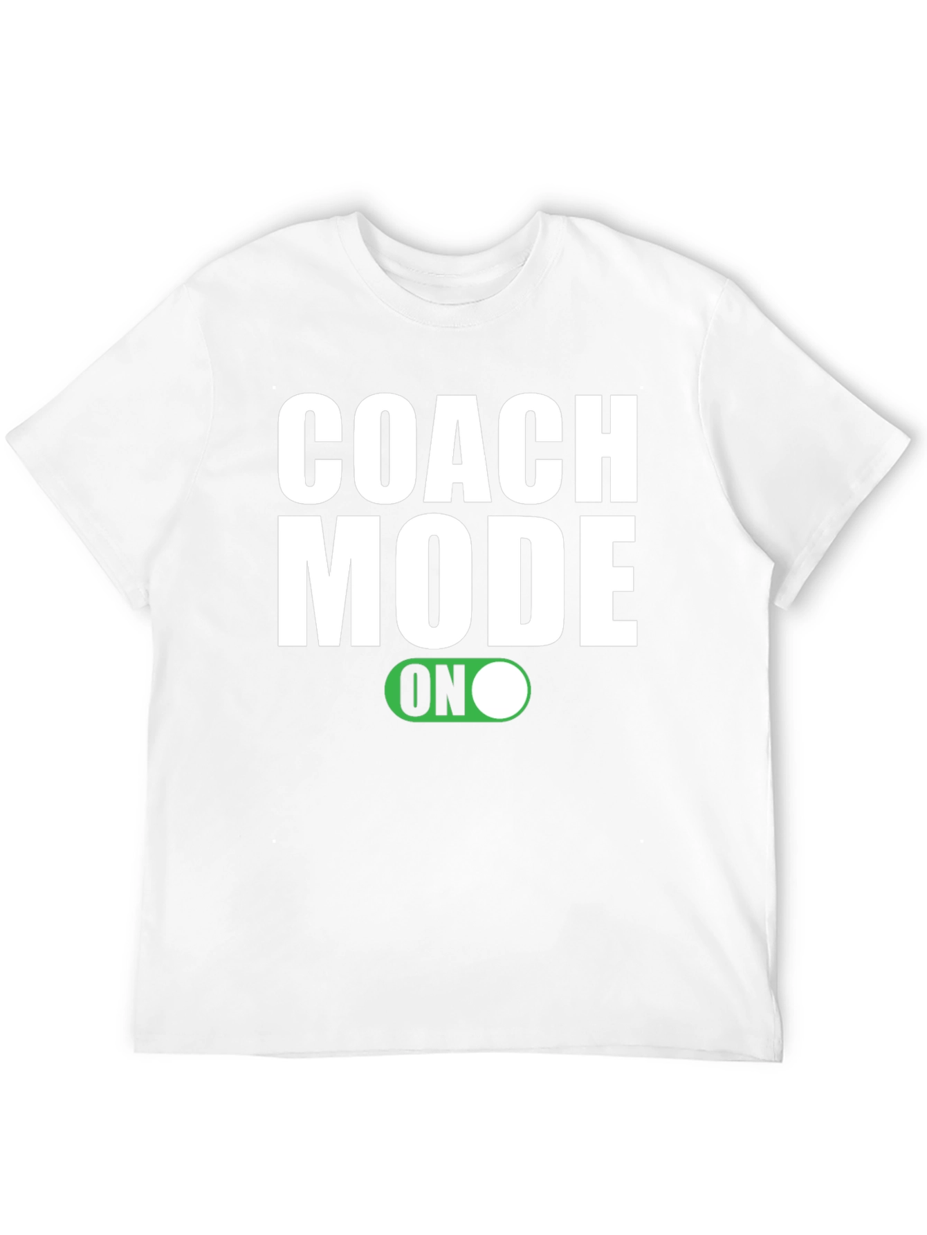 Coach Mode On T-Shirt - Black Graphic Tee