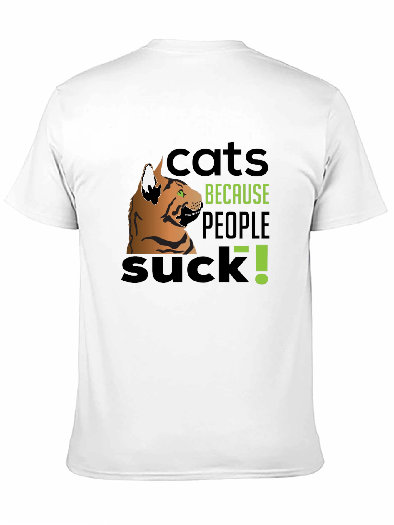 Cats Because People Suck! Graphic Tee