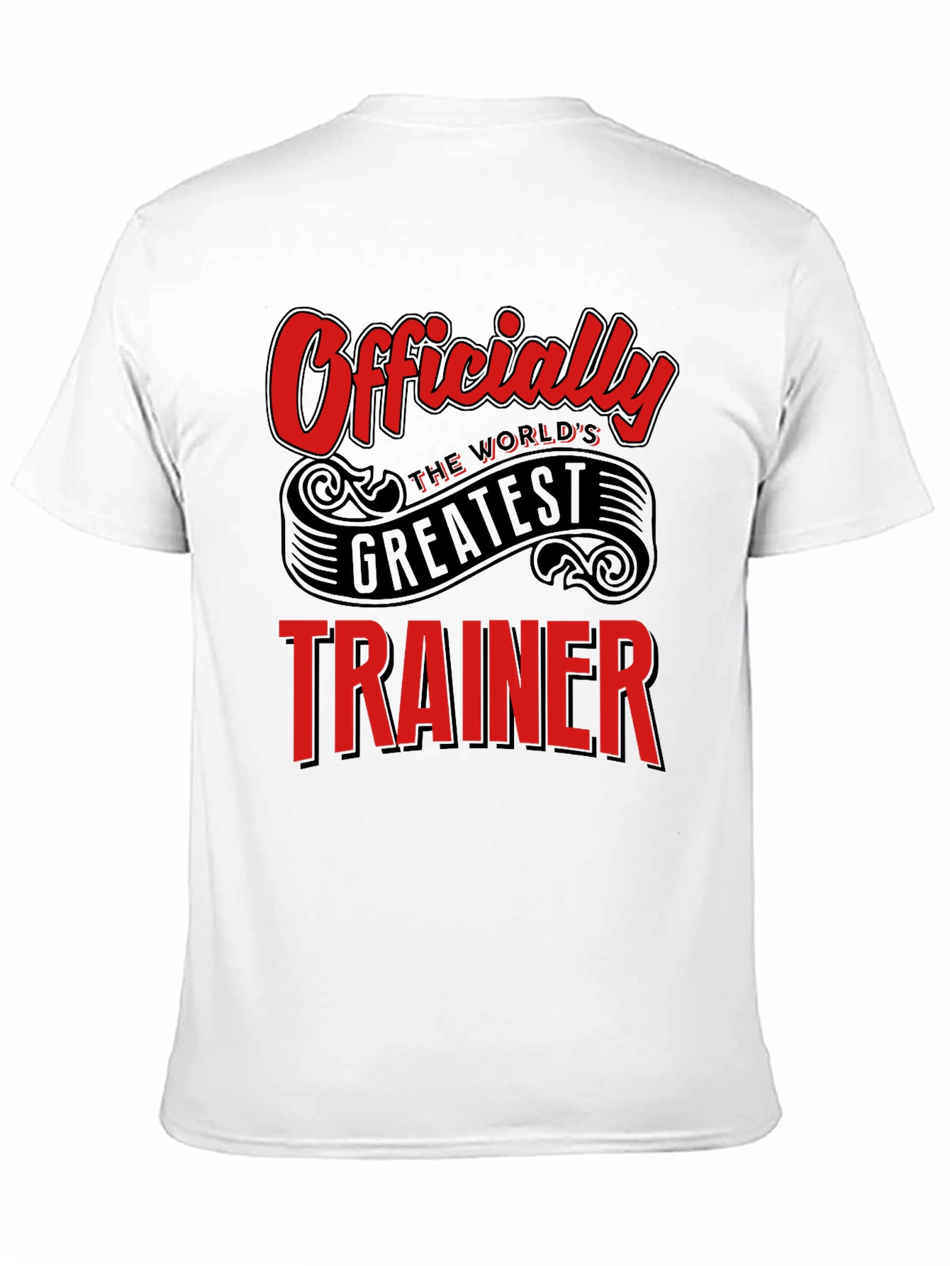 Worlds Greatest Trainer Black T-Shirt