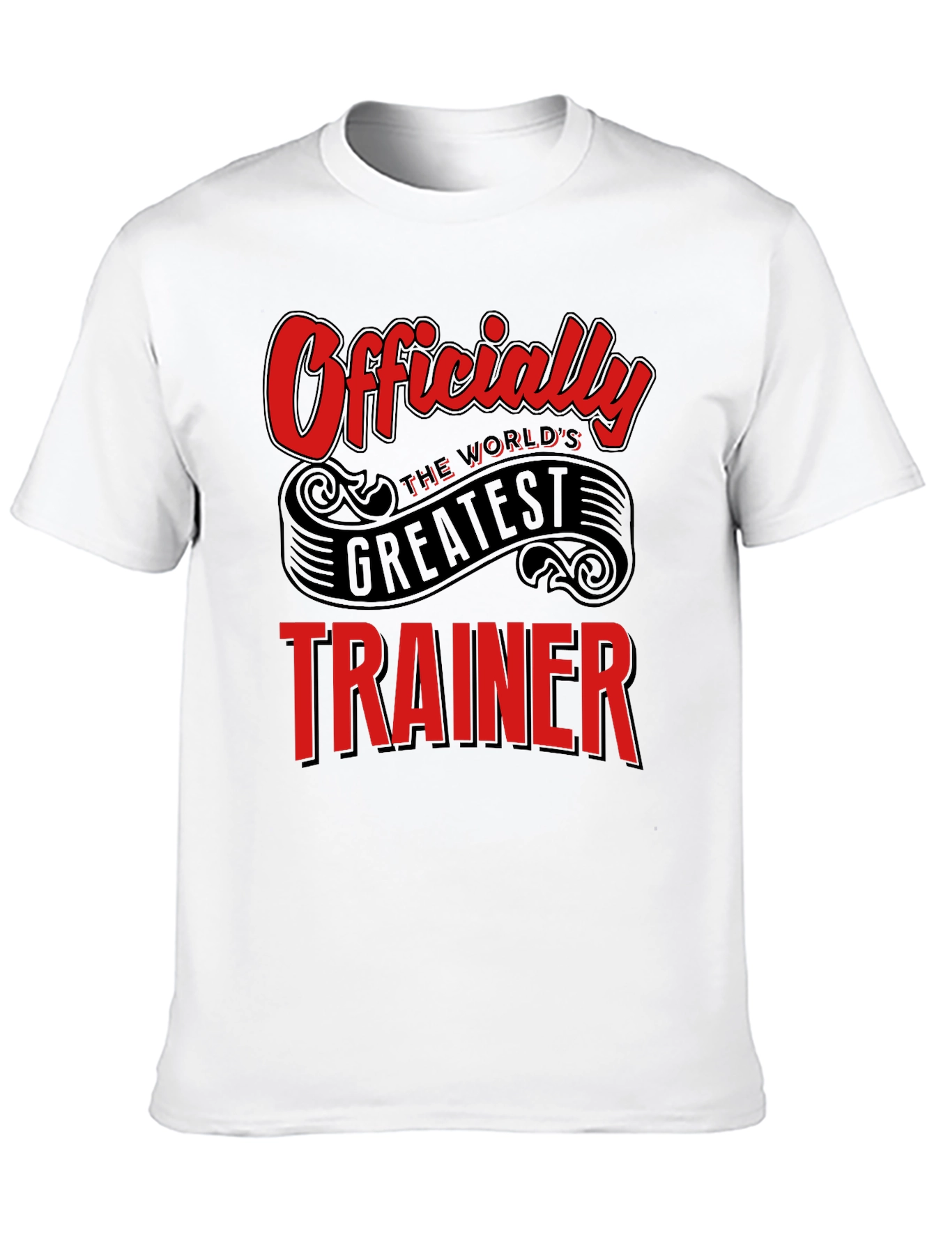 Worlds Greatest Trainer Black T-Shirt