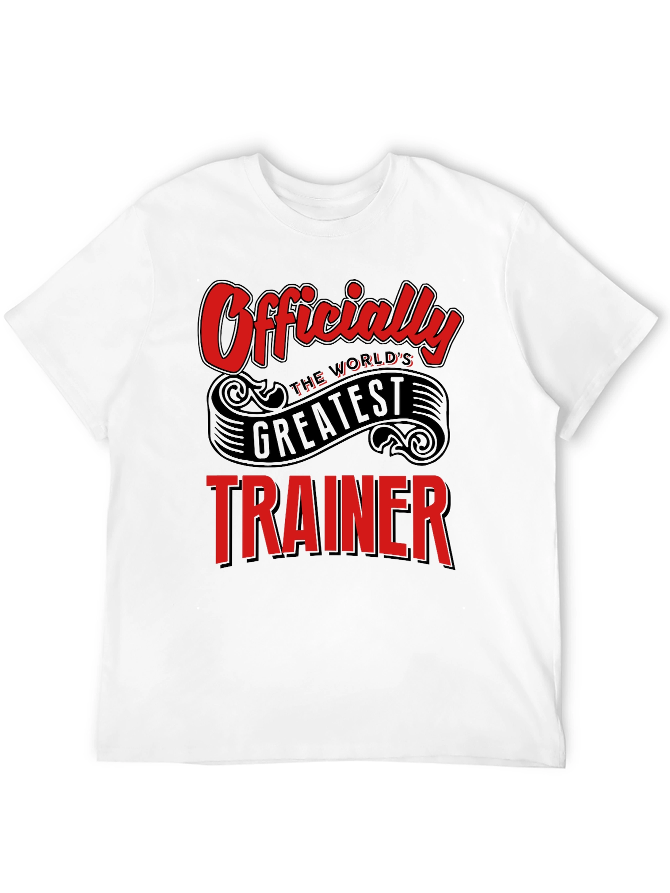 Worlds Greatest Trainer Black T-Shirt