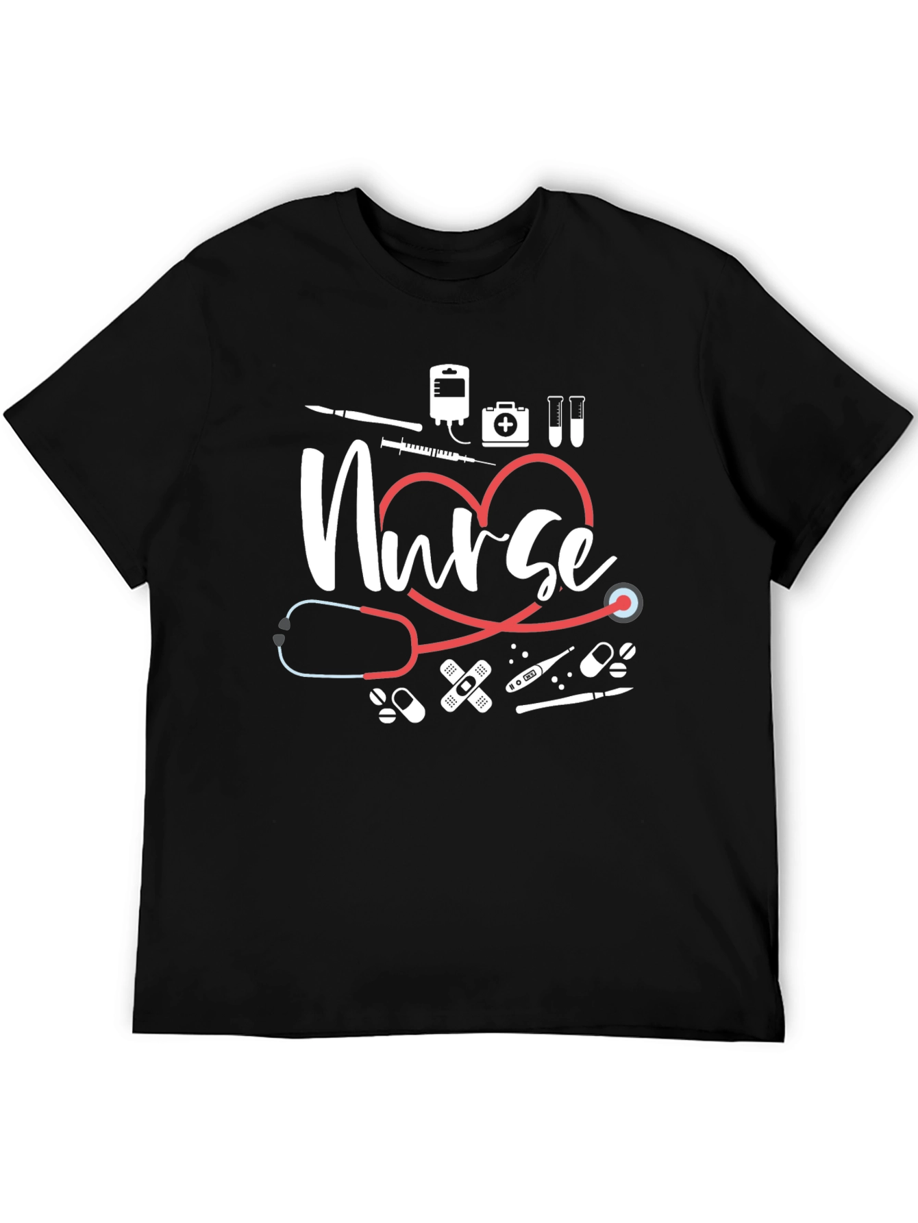 Nurse Heartbeat T-Shirt - Medical Professional Tee