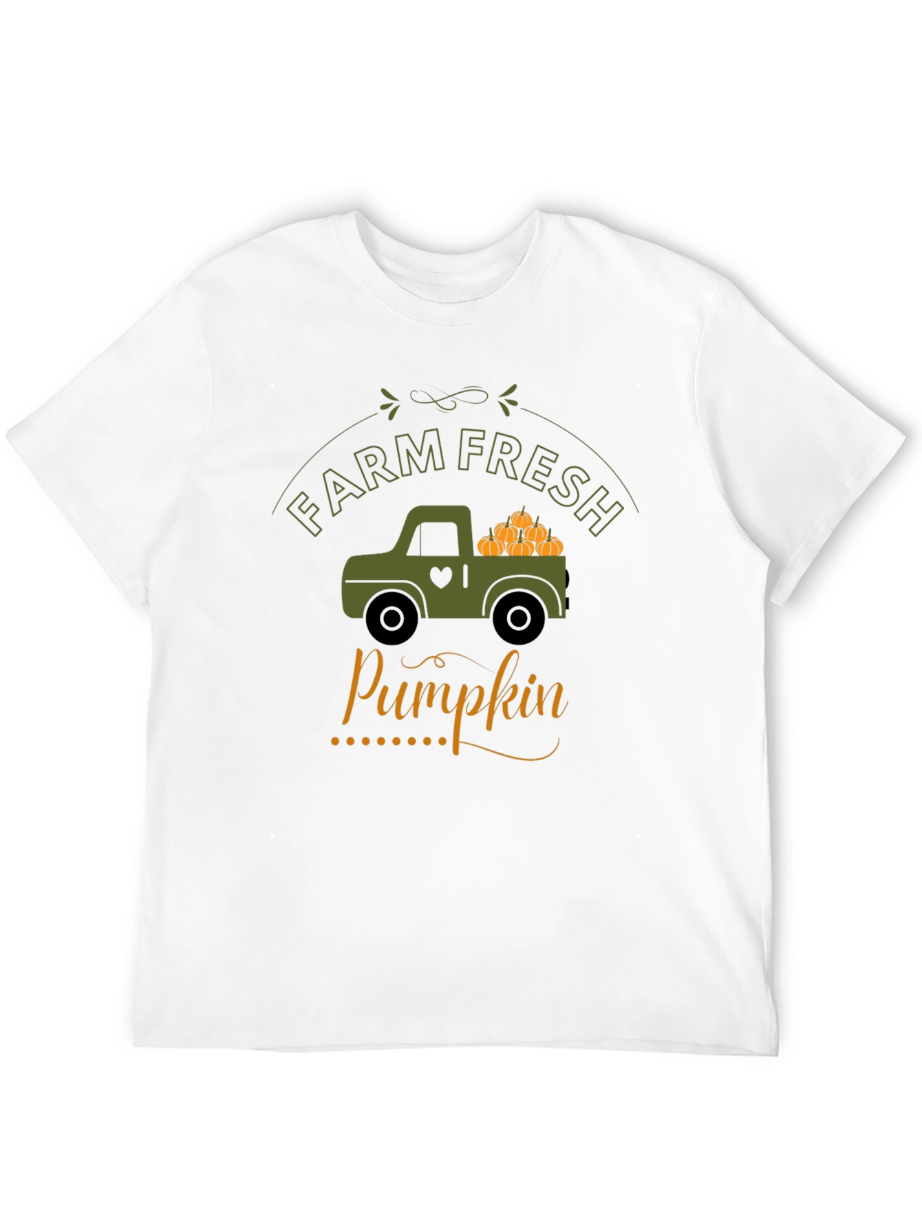 Farm Fresh Pumpkin Truck T-Shirt - Fall Harvest Tee