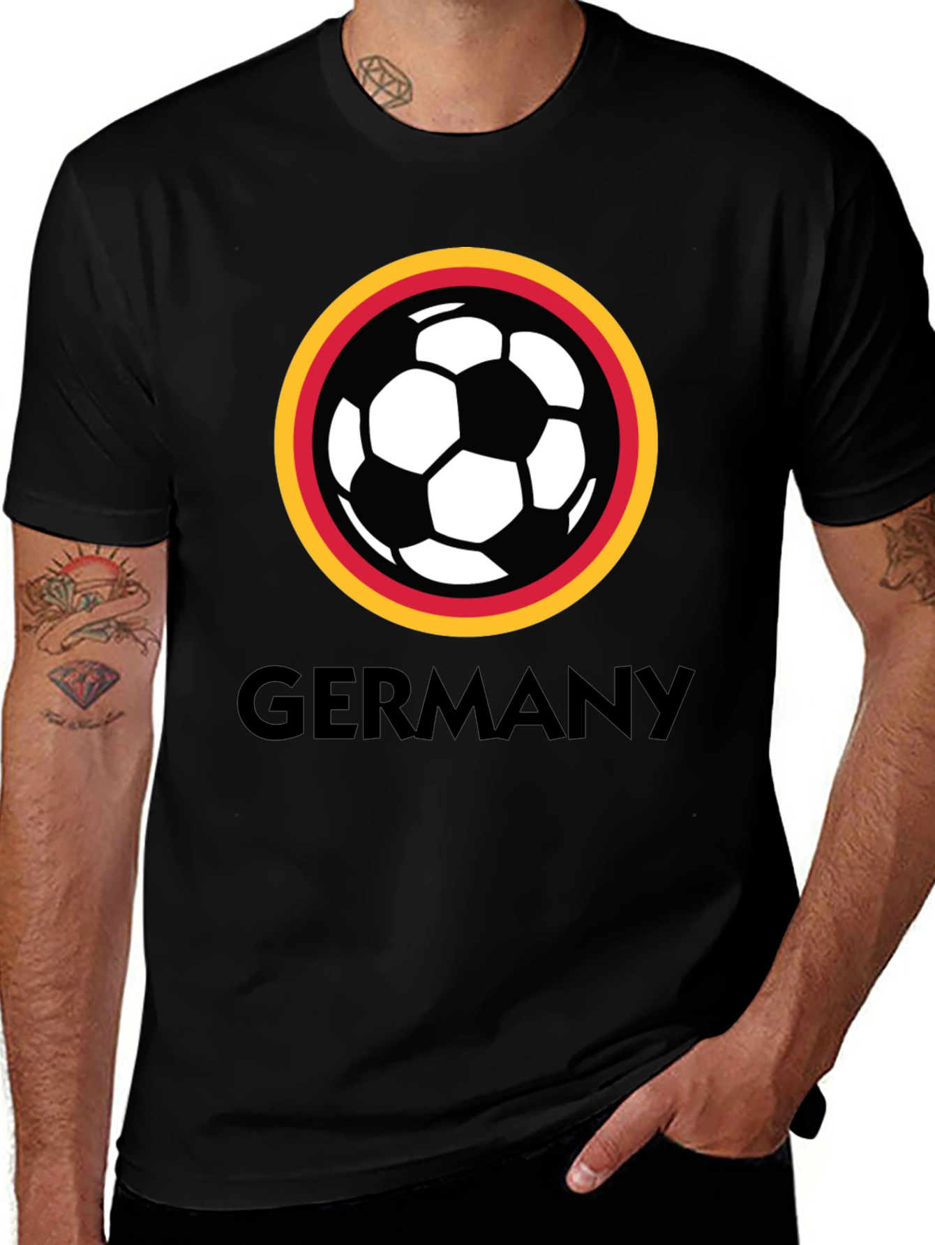 Germany Soccer Fan T-Shirt - Black